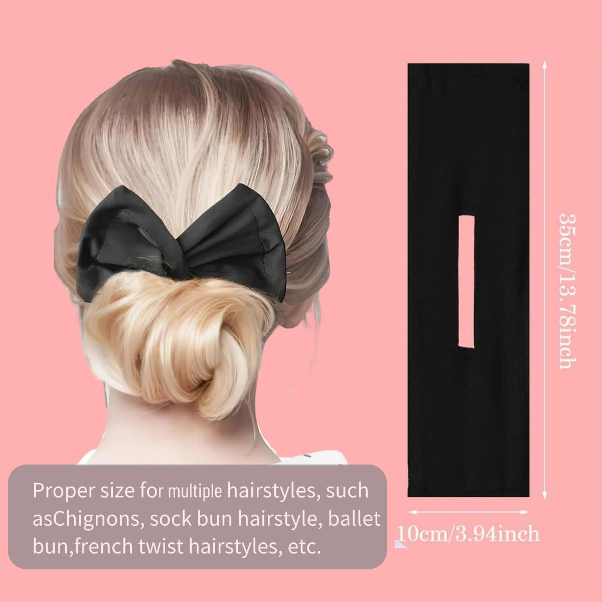 3pcs Deft Bun Twister - Flexible Donut Hair Bun Maker, Lazy French Curler Accessories for Women Girls With Long Thin Hair