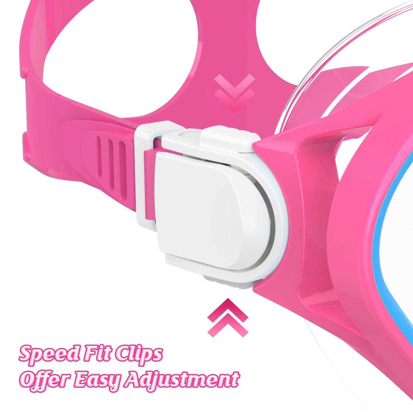 ACQCES Kids Swimming Goggles Snorkel Diving Mask for Boys Girls Ages 5-15, Luminous Anti-Fog Swim Goggles with Nose Cover