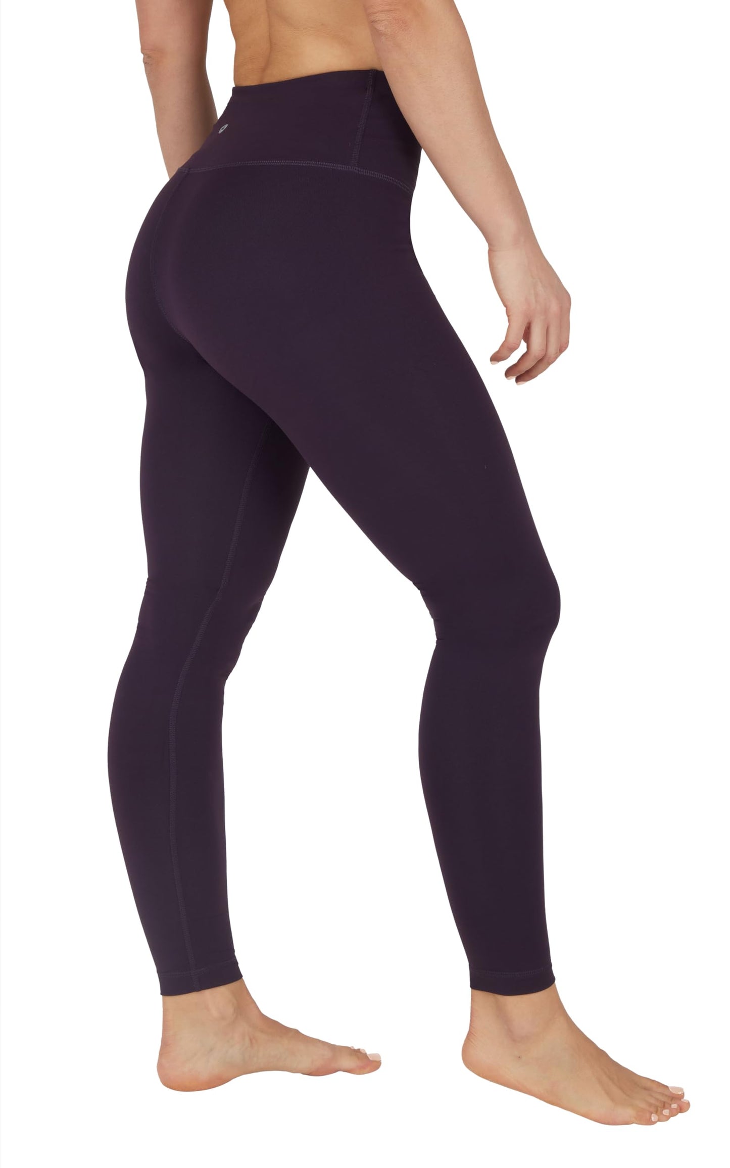 90 Degree By Reflex High Waist Power Flex Legging – Tummy Control - Fig Sugar - Small