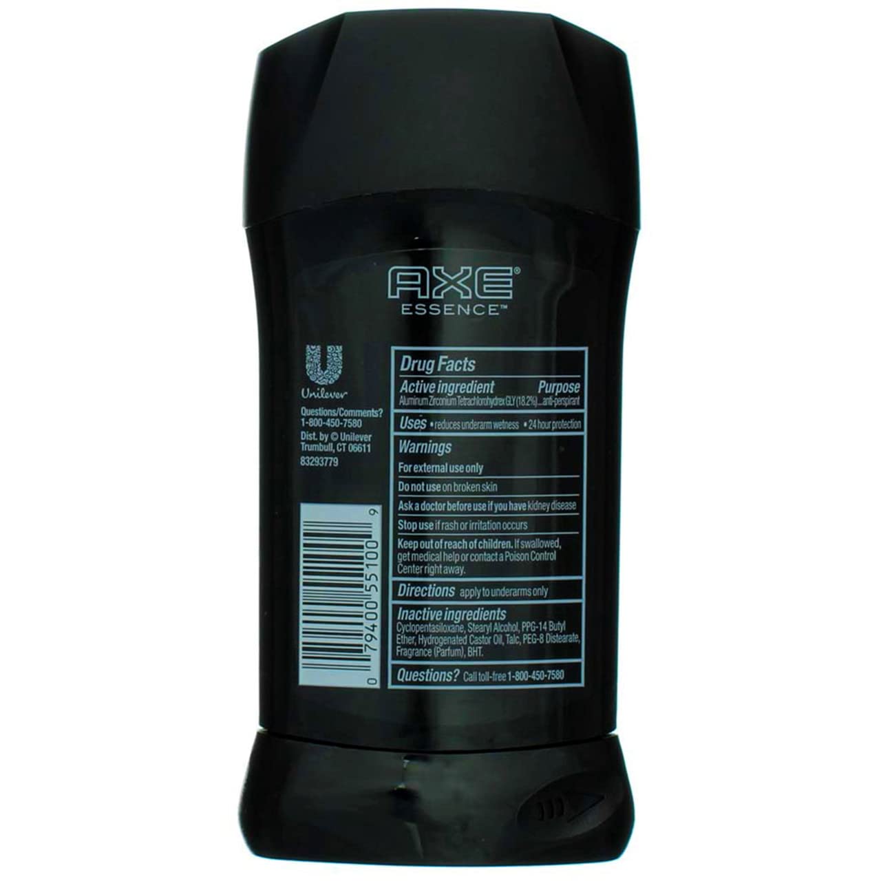 AXE Antiperspirant Deodorant For Men 48H Sweat And Odor Protection For Long Lasting Freshness, Essence Black Pepper And Cedarwood Men's Deodorant 2.7oz