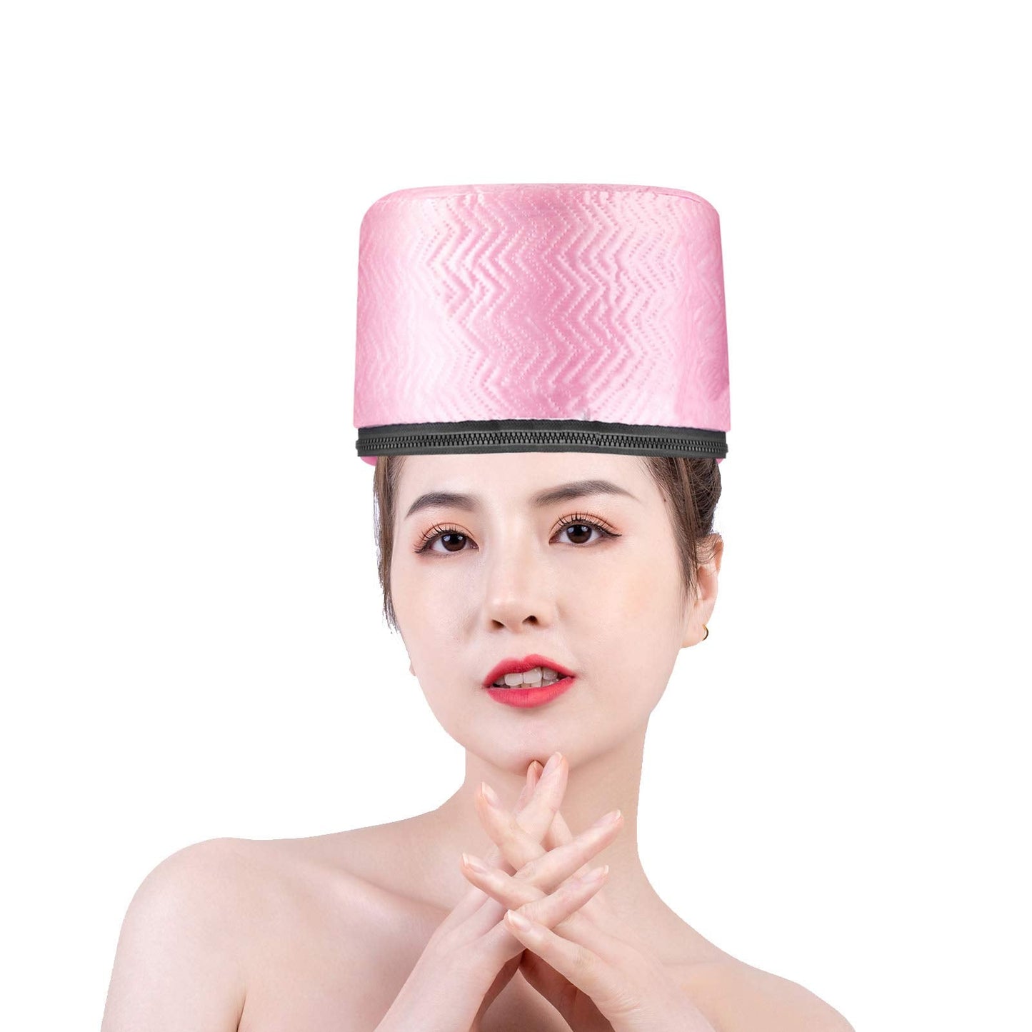 Smoostart Hair Steamer with Temperature Control - Portable Electric Heating and Nourishing Cap for Hair Spa and Thermal Treatment