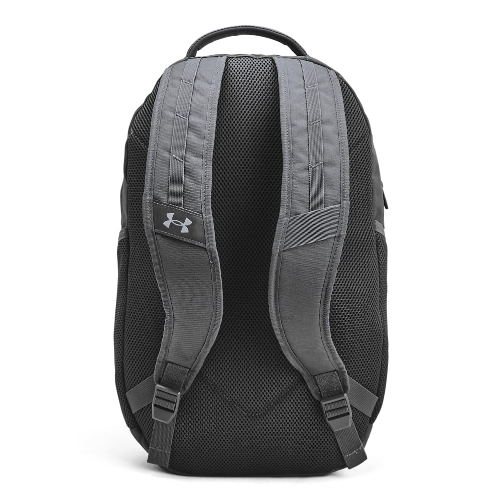 Under Armour Unisex-Adult Hustle 6.0 Backpack, (025) Castlerock / / Steel, One Size Fits Most