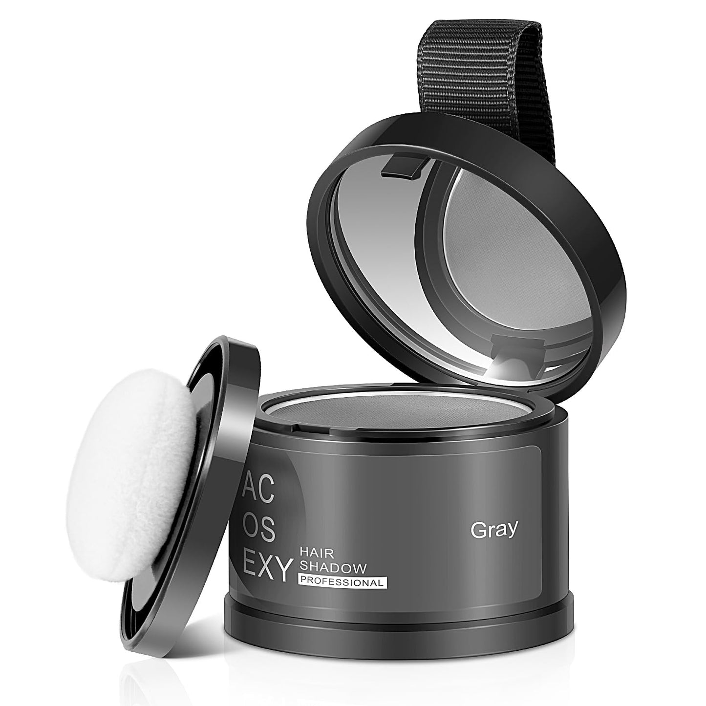 Acosexy Root Touch Up Powder - Instant Gray Hair Coverage for Hairline, Eyebrows, Men's Beard, and Bald Spots