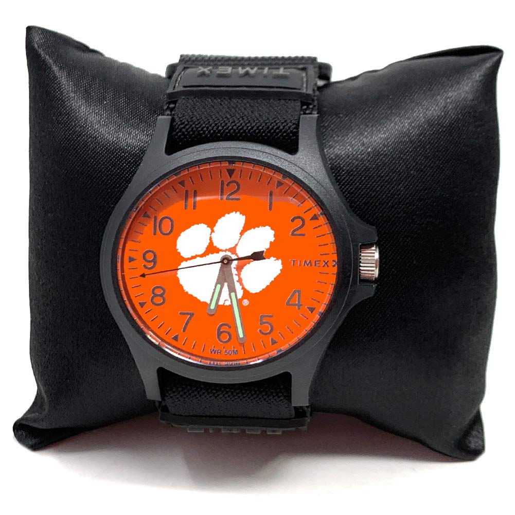 Timex Unisex Collegiate Recruit 38mm Watch – LSU Tigers with Black Fabric Strap