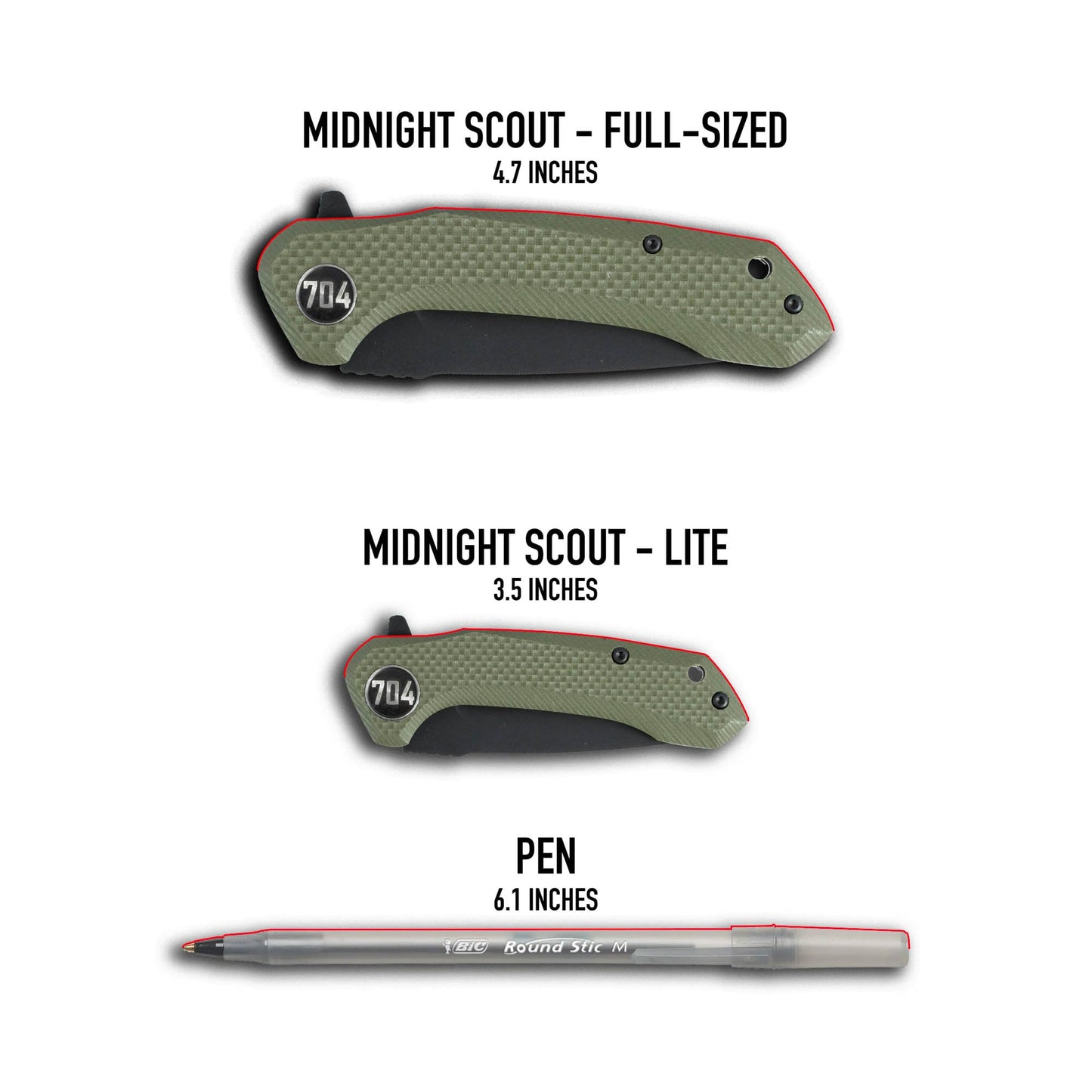 704 Gear Midnight Scout | Black G10