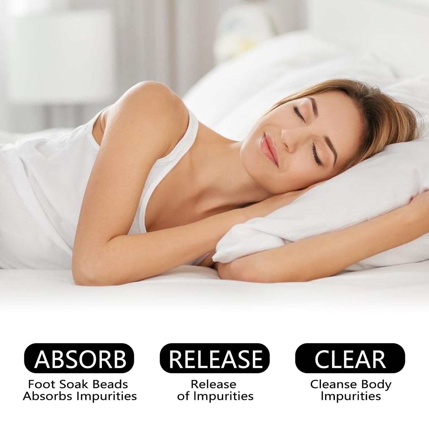 20PCS Herbal Body Detox Foot Soak Beads, Detox & Shaping Cleansing Foot Soak for Men and Women, Daily Rebody Body Detoxingherbs Foot Soak Beads for a Relaxing and Soothing Experience (2 Pack /20 PCS)