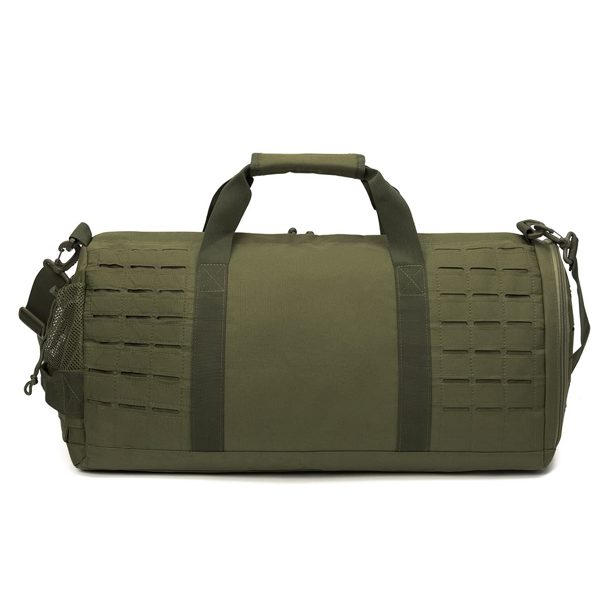 QT&QY 40L Military Tactical Duffle Bag For Men Sport Gym Bag Fitness Tote Travel Duffle Bag Training Workout Bag With Shoe Compartment Basketball Football Weekender Bag