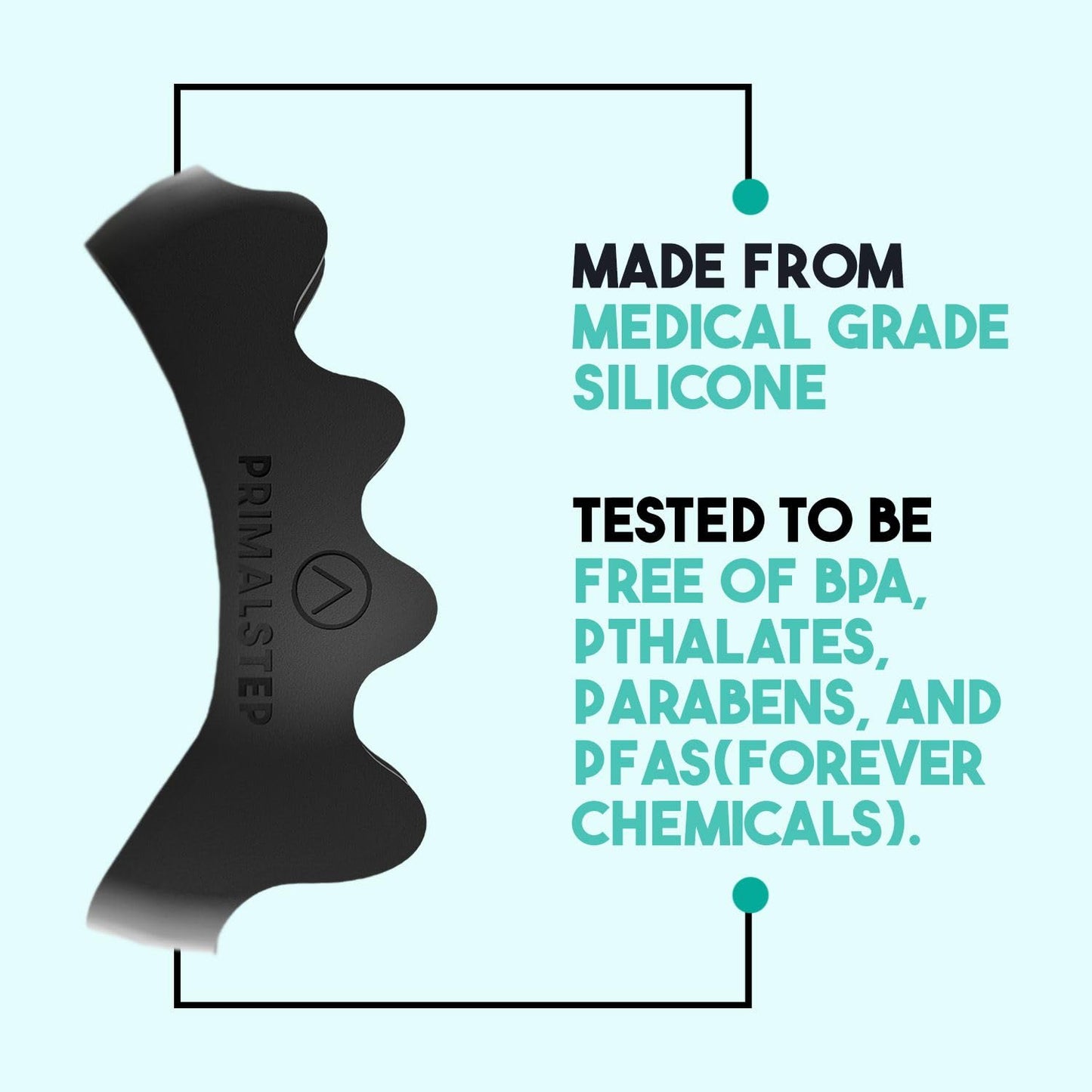 VYCE PrimalStep Toe Separators - Over 50% Thicker and More Durable than ALL Others - Doctor Recommended - Designed in the USA - 4 pack (1 Pair Size Large, 1 Pair of Size S/M)