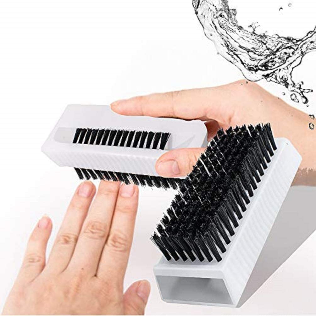 2PCS Nail Brush Surgical Scrub Brushes Two-Sided Stiff Hand and Nail Brush Non-Disposable Sterile Hand Scrubber with Nail Cleaner Hand and Nail Cleaning Brush Fingernail Brushes Nail Scrub Brushes