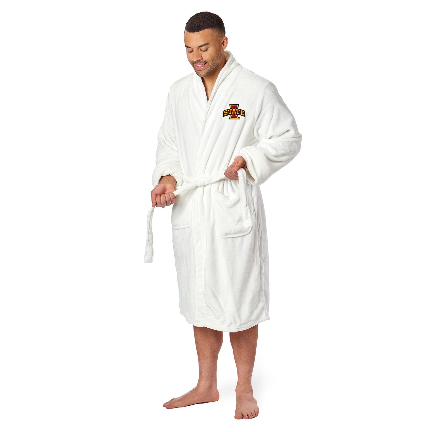 Northwest NCAA Iowa State Cyclones Unisex-Adult Silk Touch Bath Robe, Large/X-Large, Team Colors