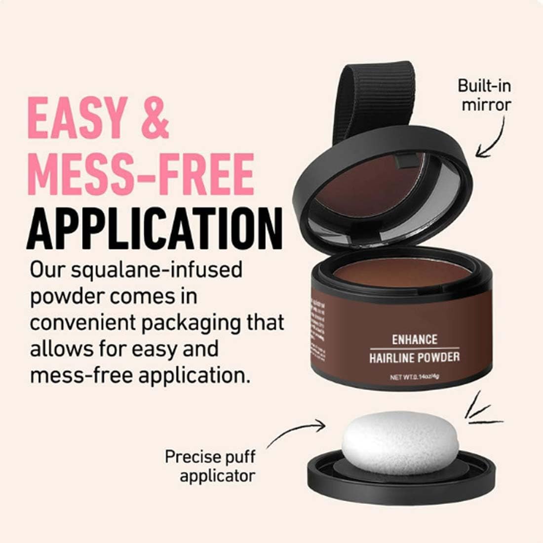 Maycheer Pang Pang Hair Shadow, Maycheer Hairline Powder for Women, 30 Colors Maycheer Root Cover up with Mirror and Cushion, Instantly Conceals Hair Loss (#30 Golden Yellow)