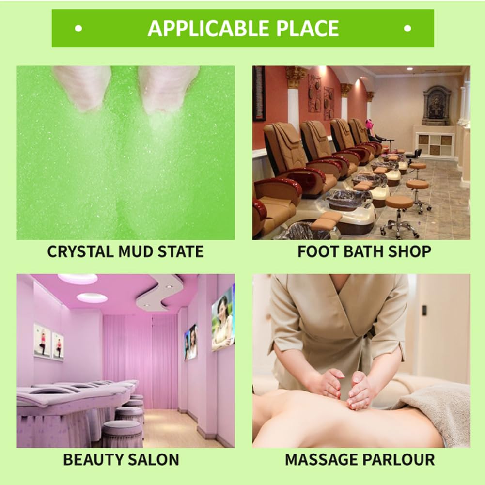 5 PCS Jelly Pedicure Foot Soak Packets Foot Soak Salts For Feet Tired Foot Odor Nail Discoloration Feet Softens Calluses Pedicure Foot Gel