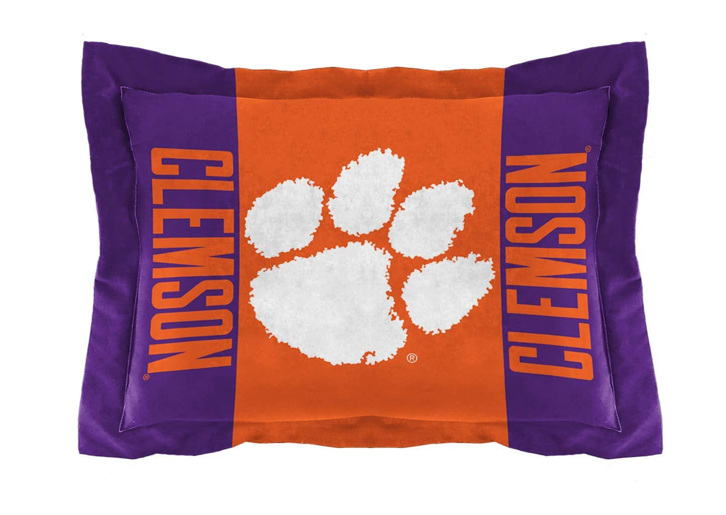 Northwest NCAA Clemson Tigers Unisex-Adult Comforter and Sham Set, Twin, Modern Take