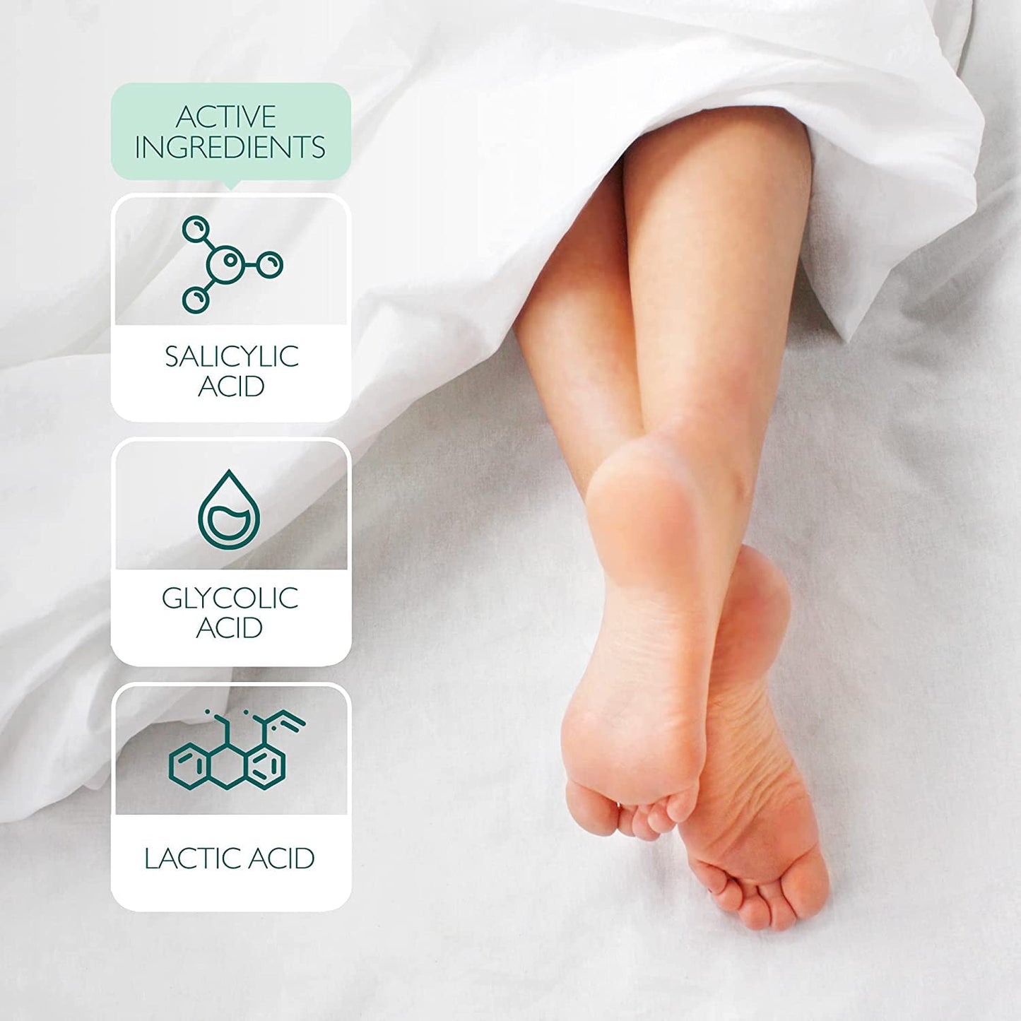 Patchology PoshPeel Pedi Cure - Foot Peeling Mask Soak Treatment, Feet masks for dry cracked feet, Pedicure Booties w/Deep Exfoliation for Baby-soft Skin, Pedi Supplies for Foot Care, 1 Pair