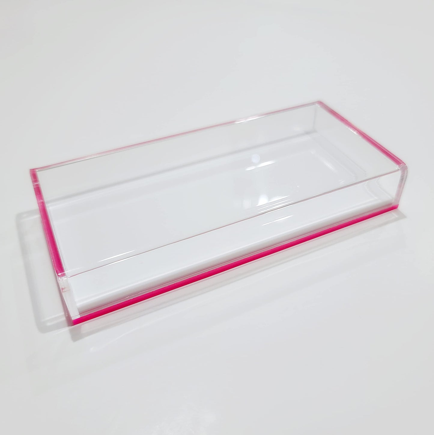 Acrylic Lash Tile Storage Box With Cover - Washable and Reusable - Perfect for Classic, Volume, and Mega Volume Lashes