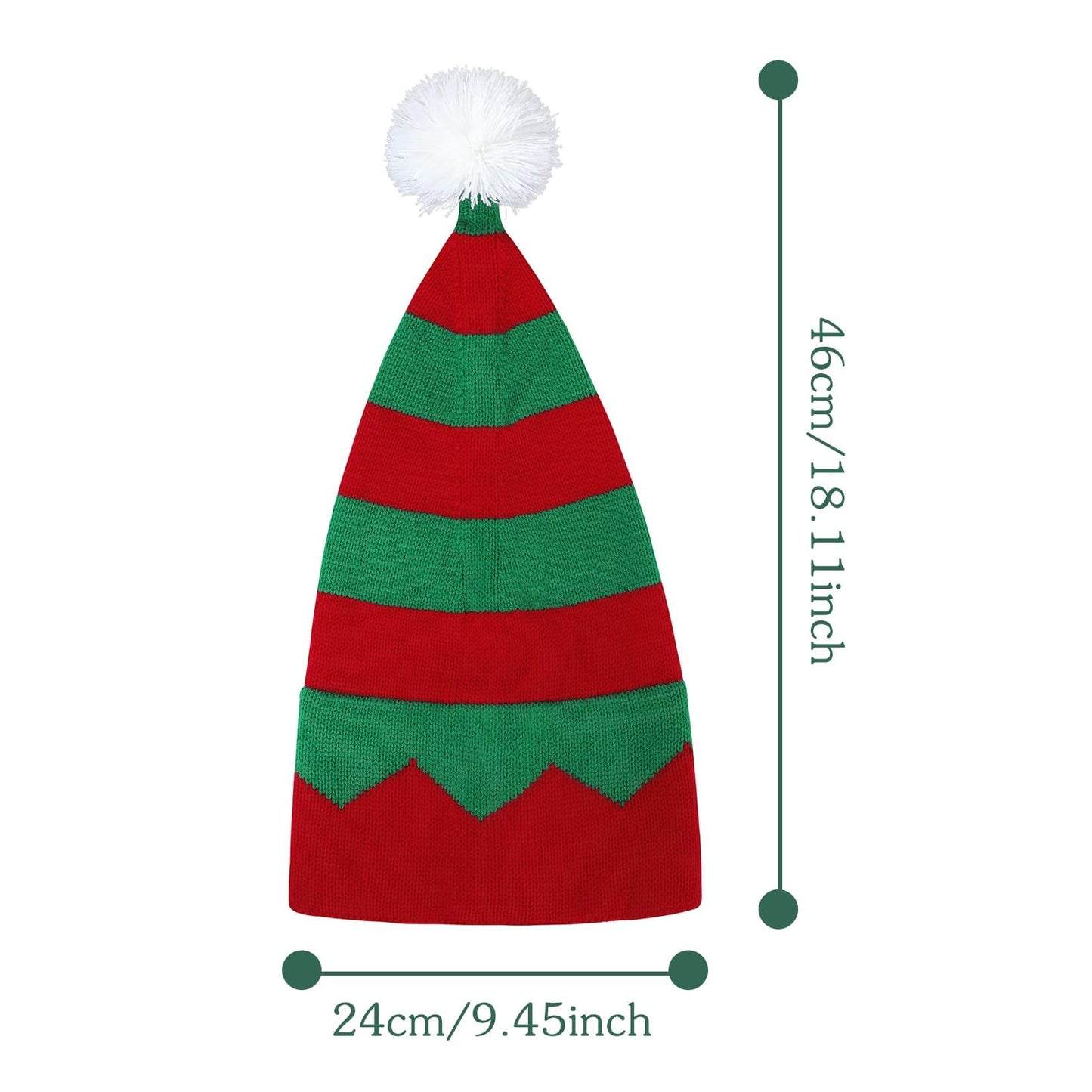 Century Star Christmas Hat Santa Hat Unisex Velvet Holiday Hat Xmas Unisex Classic Santa Hat for New Year Party Red One Size