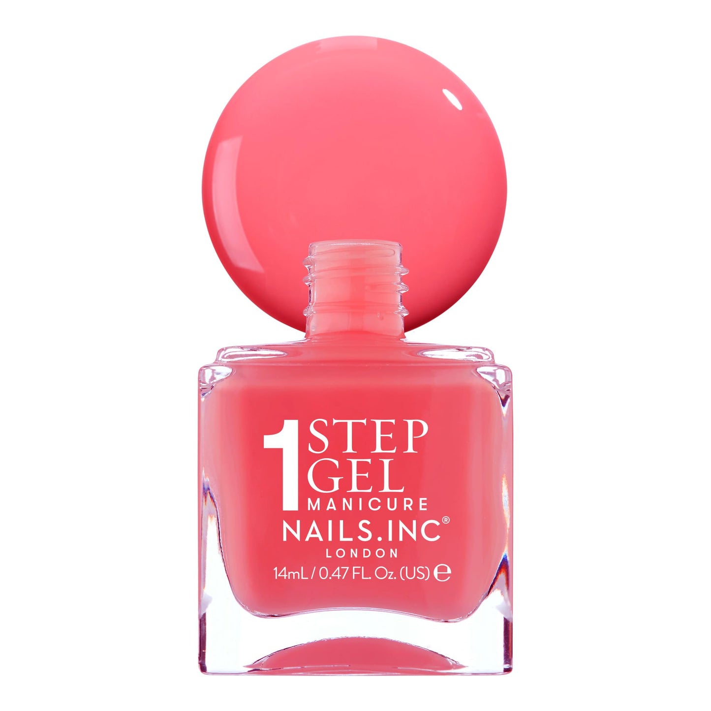 Nails Inc It's Topless Gel Nail Polish, 4-in-1 Base Coat, Treatment, Color & Top Coat, Long Lasting, Strong, Chip Free Nails, Glossy Salon Quality Manicure At Home, Vegan, Cruelty Free, Shade Sofia
