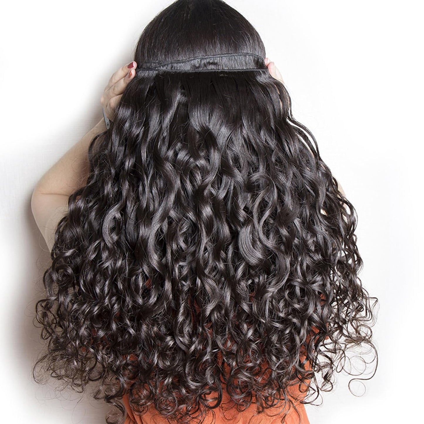 22 24 26inch Human Hair Bundles Bundles Human Hair Water Wave Human Hair Bundles Ocean Wave Wet and Wavy Bundles Human Hair Extensions Remy Hair Curly Hair Bundles