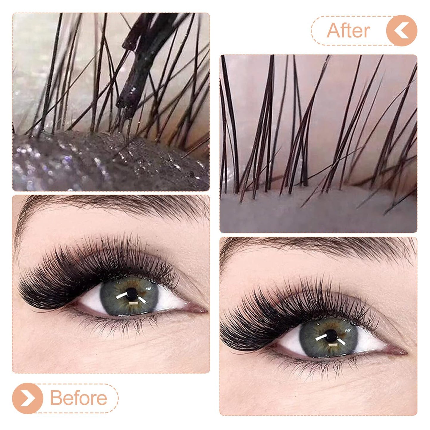 ACTROL Eyelash Cleanser Concentrate 100ml Almond Professional Lash Shampoo Foaming Cleanser Lash Wash Concentrate for Extensions Lashes with Salon Home Care-Makes 40 Bottles Almond