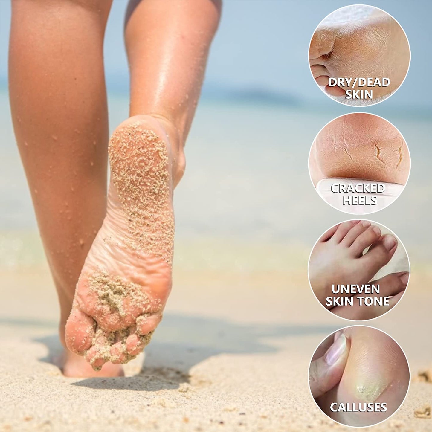 5 Pack Foot Peeling Mask,Exfoliator Peel Off Calluses Dead Skin Callus Remover,Foot Mask for Dry Cracked Feet,Foot Peel Mask for Men and Women Feet Peeling Mask for Mothers Day Gifts