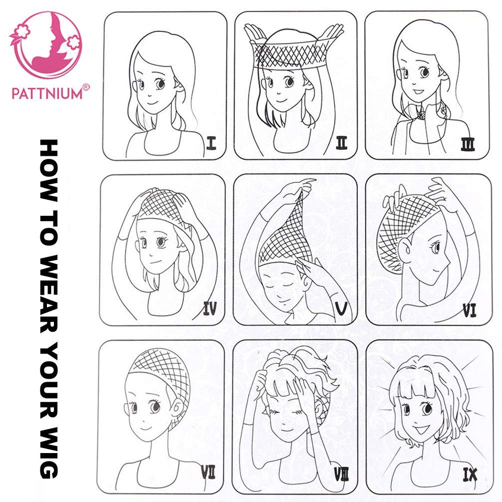 PATTNIUM Rainbow Wig - Long, Wavy, Heat Resistant Synthetic Hair for Women & Girls - Pastel Rainbow Color for Cosplay & Halloween