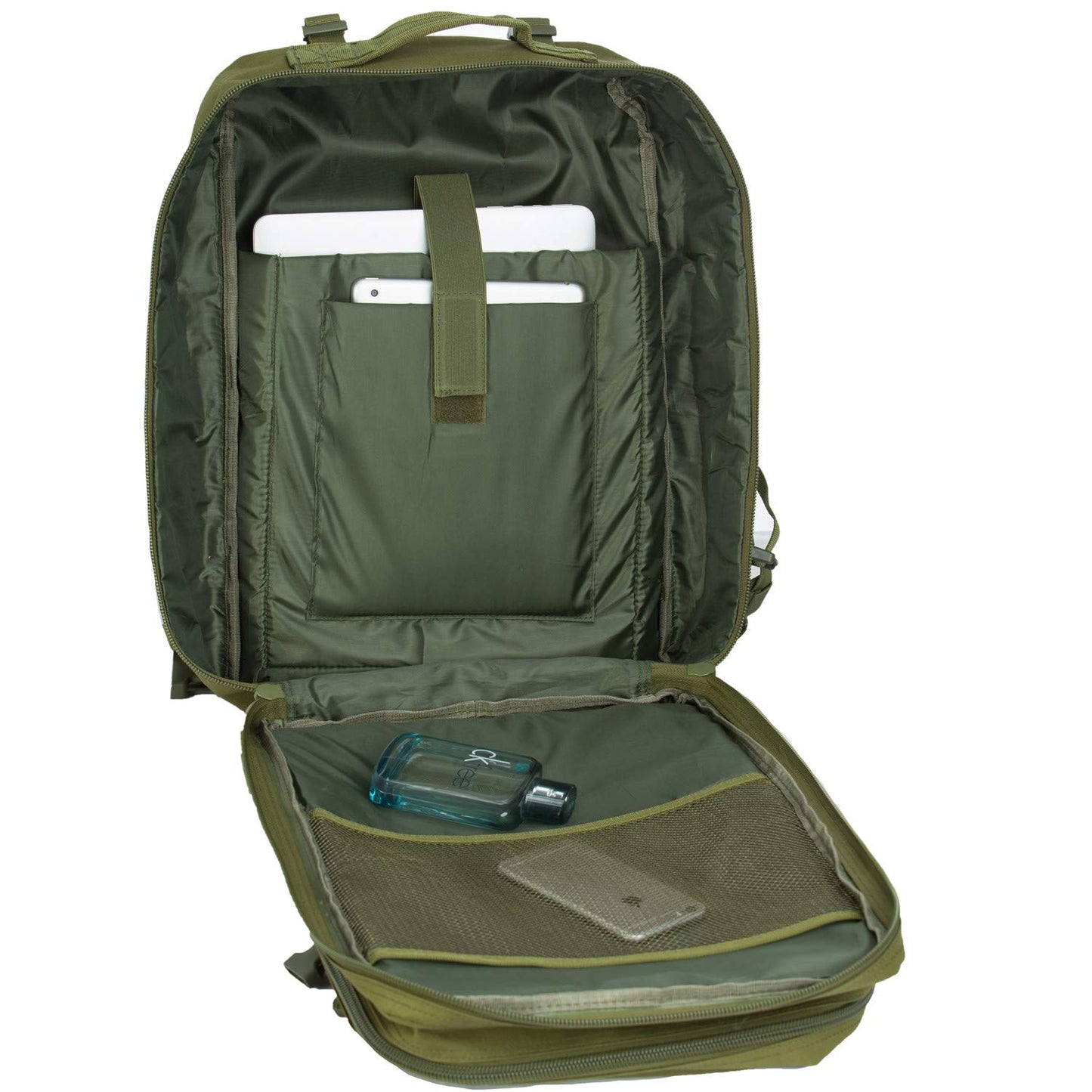 GZ XINXING 3 Day Large Assault Pack Military Tactical Army Molle Rucksack Backpack Bug Out Bag Hiking Daypack (GREEN)