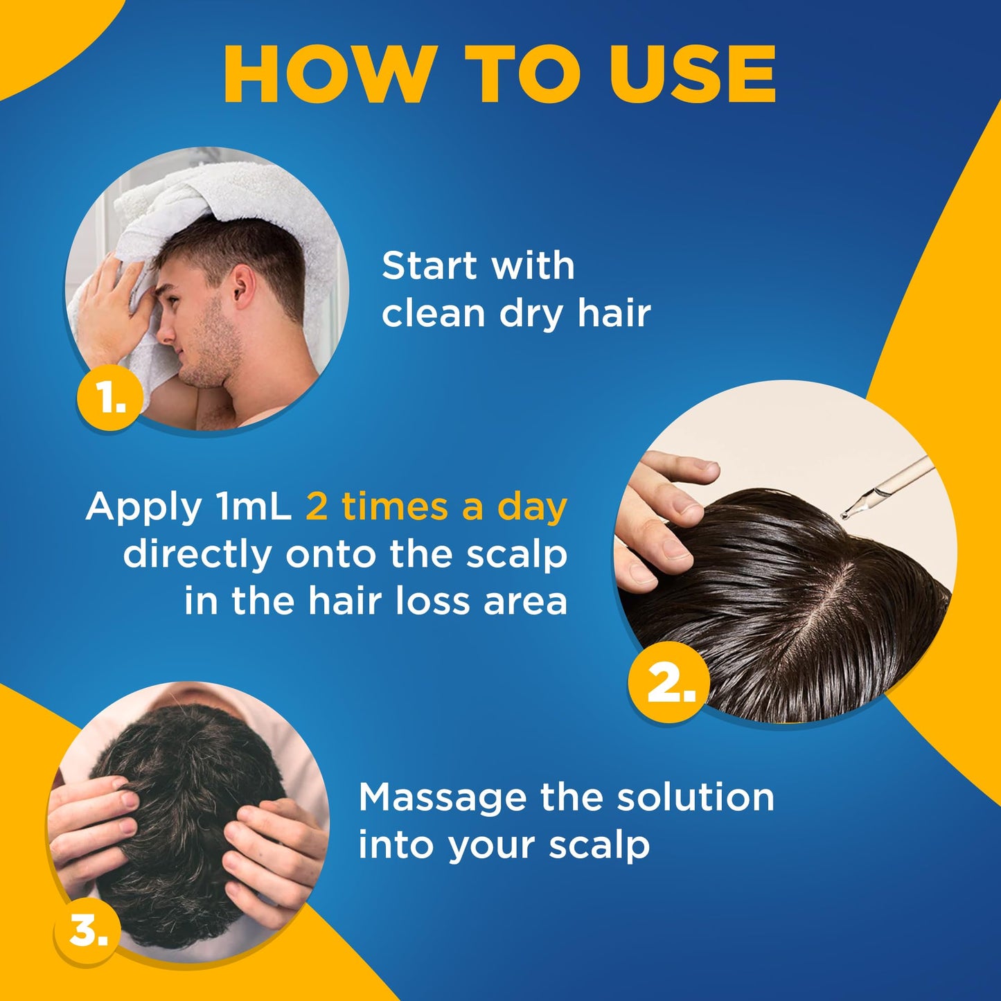 Minoxidil-5% Extra Strength Hair Regrowth for Men, 6 Month Supply