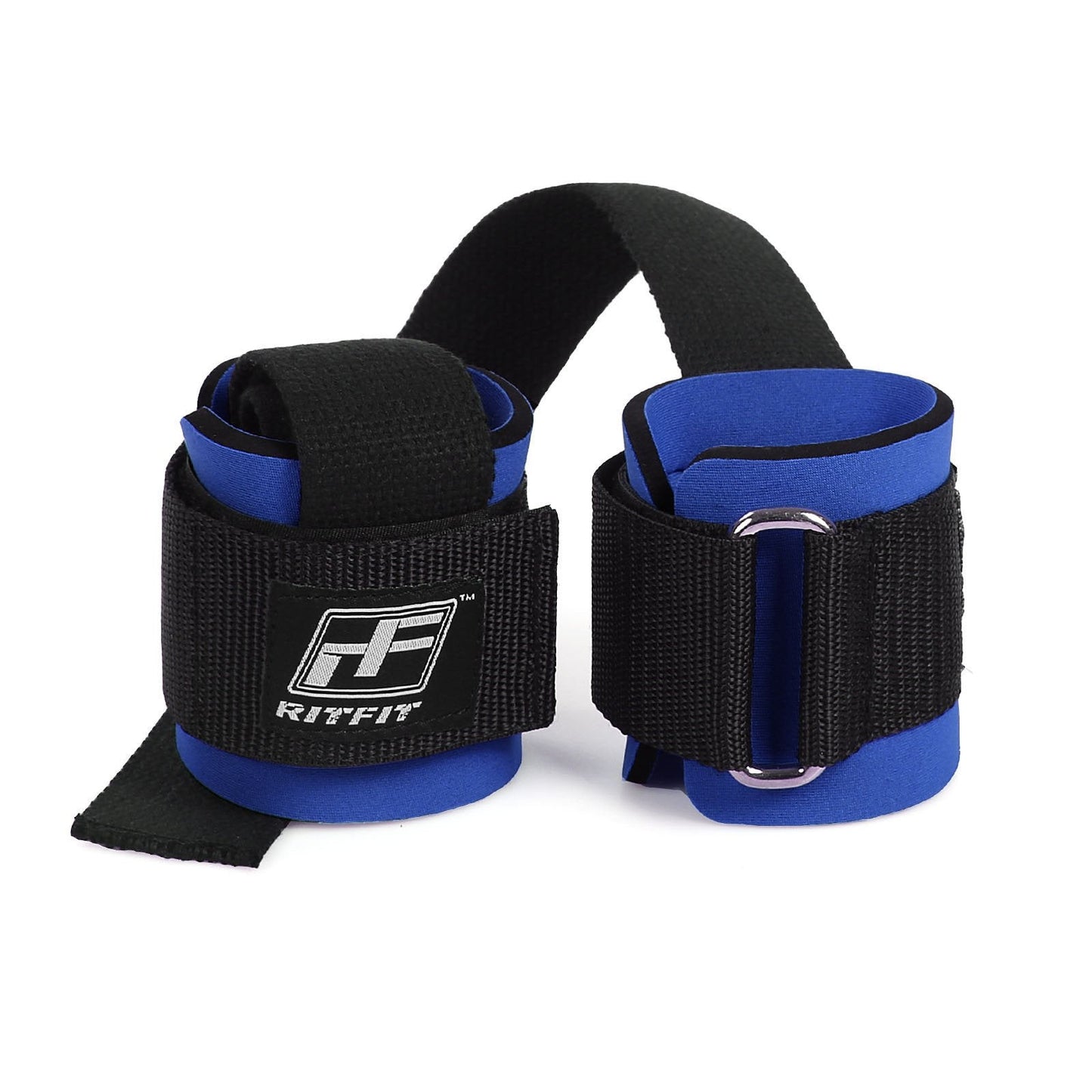 RitFit Wrist Wraps, Wrist Straps for Weightlifting, Wrist Support for Working Out, Bodybuilding, MMA, Powerlifting, Strength Training, Men & Women, Blue