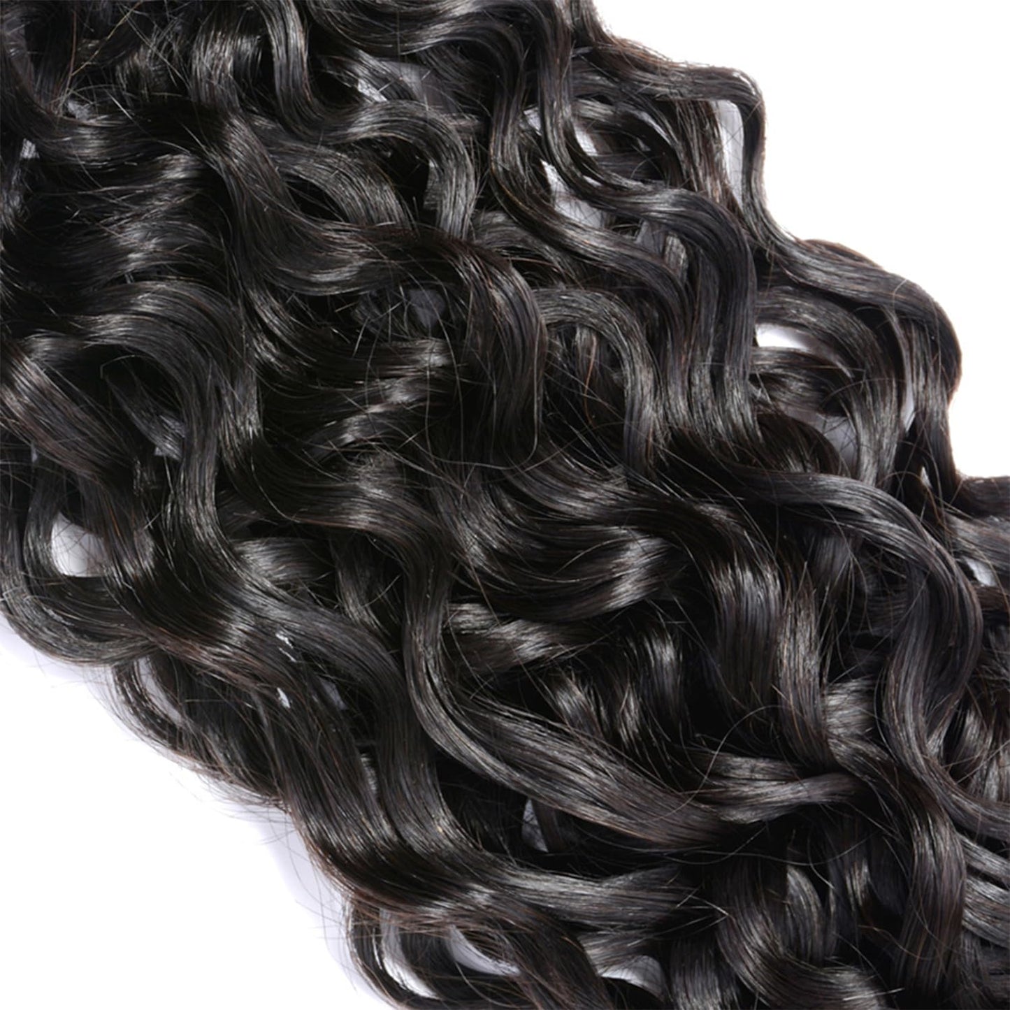 22 24 26inch Human Hair Bundles Bundles Human Hair Water Wave Human Hair Bundles Ocean Wave Wet and Wavy Bundles Human Hair Extensions Remy Hair Curly Hair Bundles