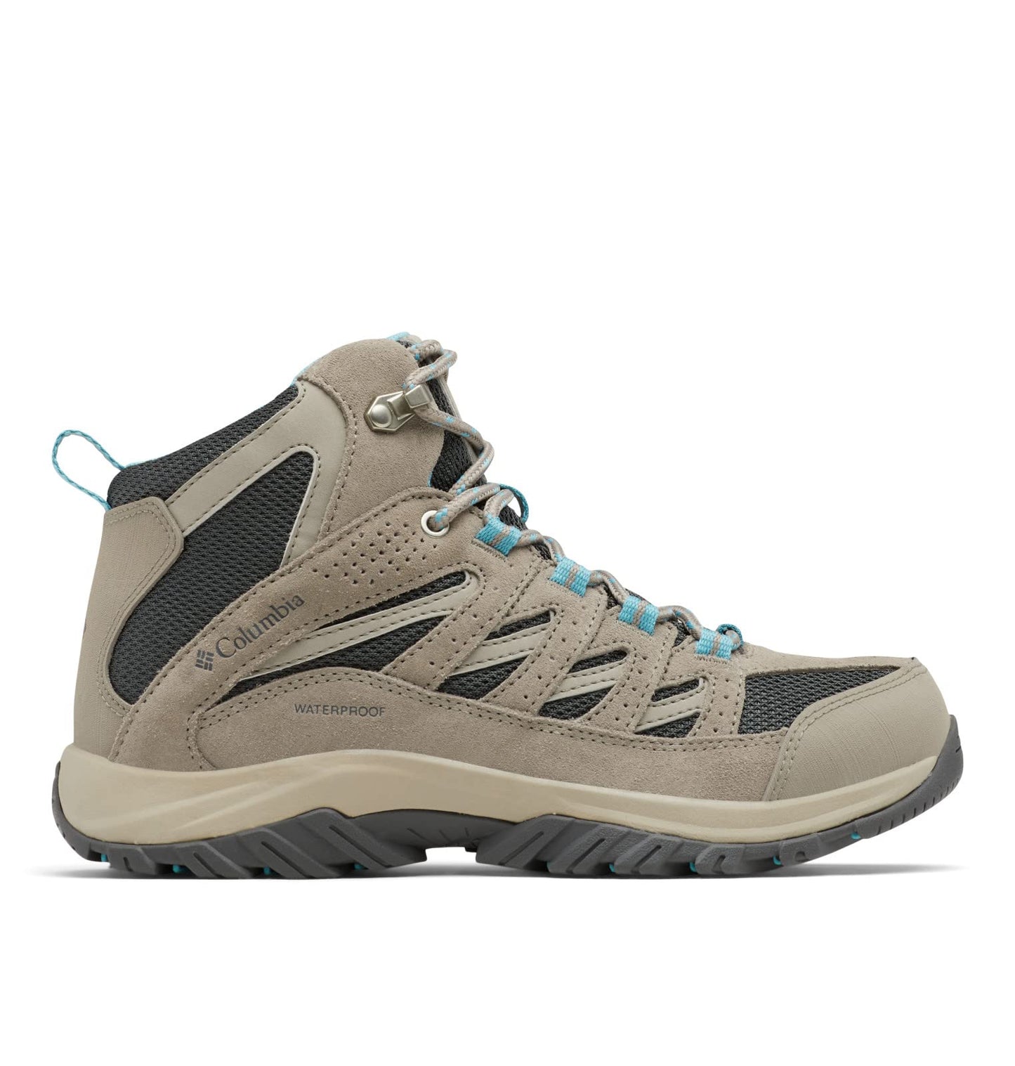 Columbia womens Crestwood Mid Waterproof Boot Hiking Shoe, New Olive, 10 US