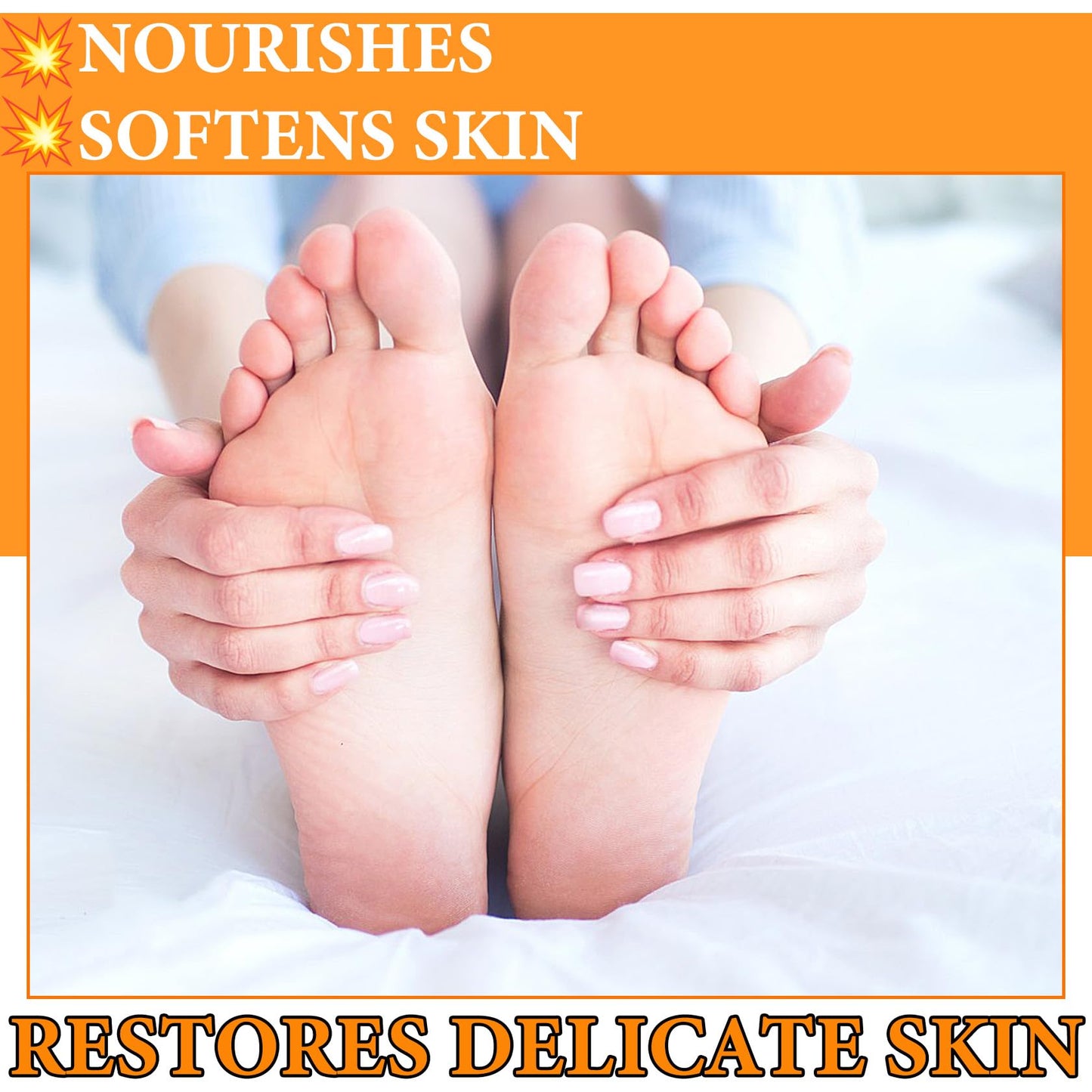 2PCS Foot Peeling Spray Orange Oil,Exfoliating Foot Spray for Remove Dead Skin,Hydrating Foot Care Spray,Peel Off Spray for Calluses & Dry Toe Cracked Rough,Quickly Moisturizing & Nourishing Feet