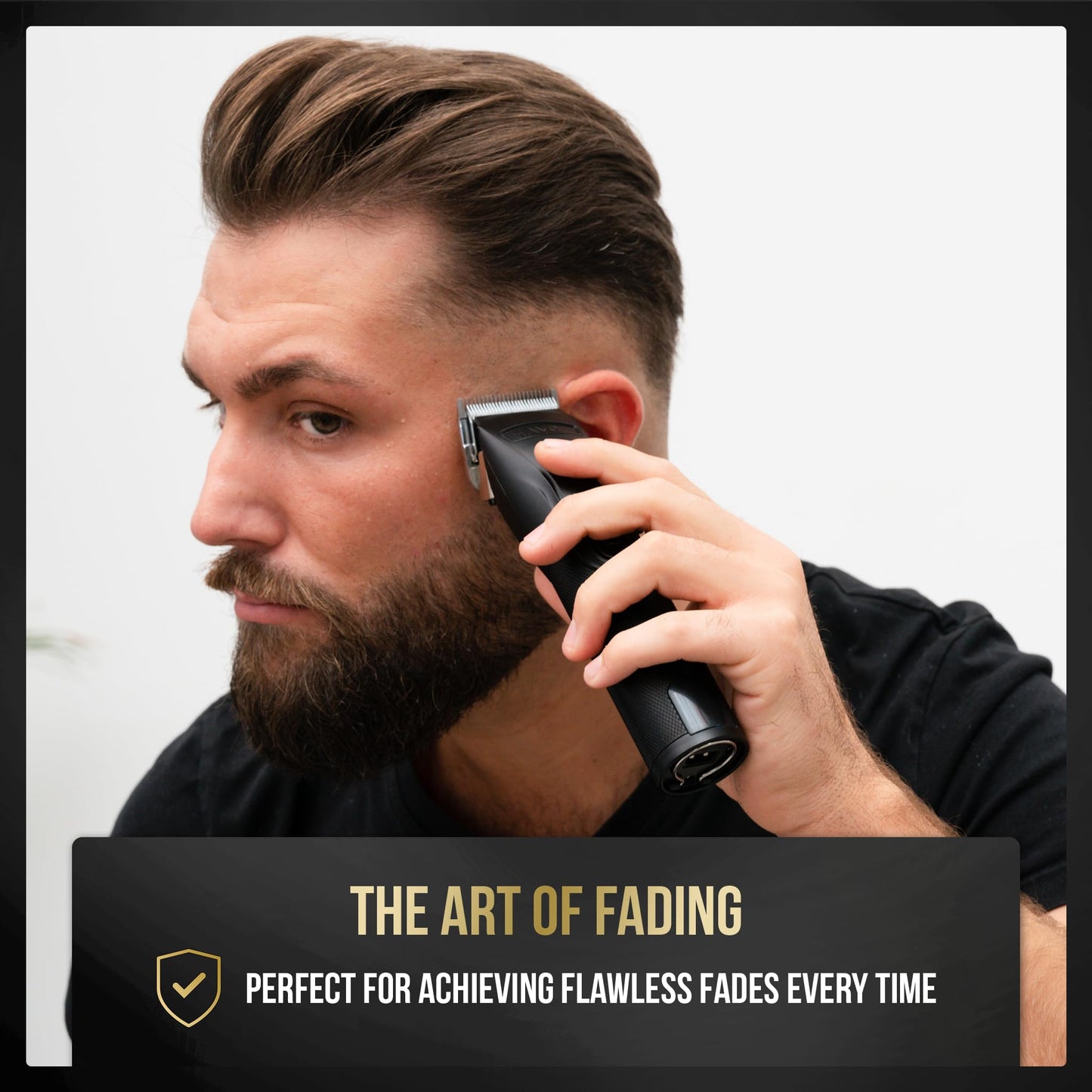Novah Professional Hair Clippers for Men, Professional Barber Clippers, Electric Mens Cordless Hair Clippers for Barbers Haircut Kit Fade, Maquina de Cortar Cabello