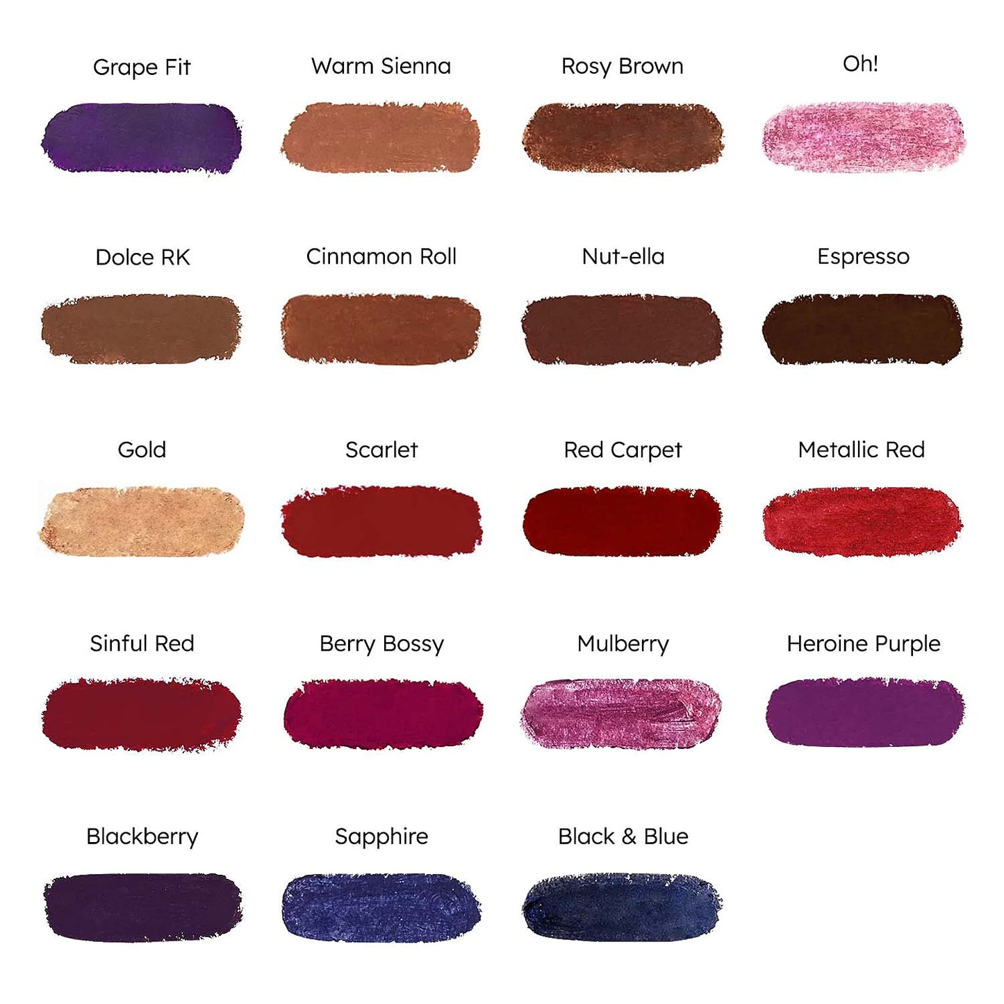 Ruby Kisses Lipstick, Matte Finish, Long-Lasting, Highly Pigmented, Smooth Apply, Full Coverage Lip Color Makeup (Rosy Brown)