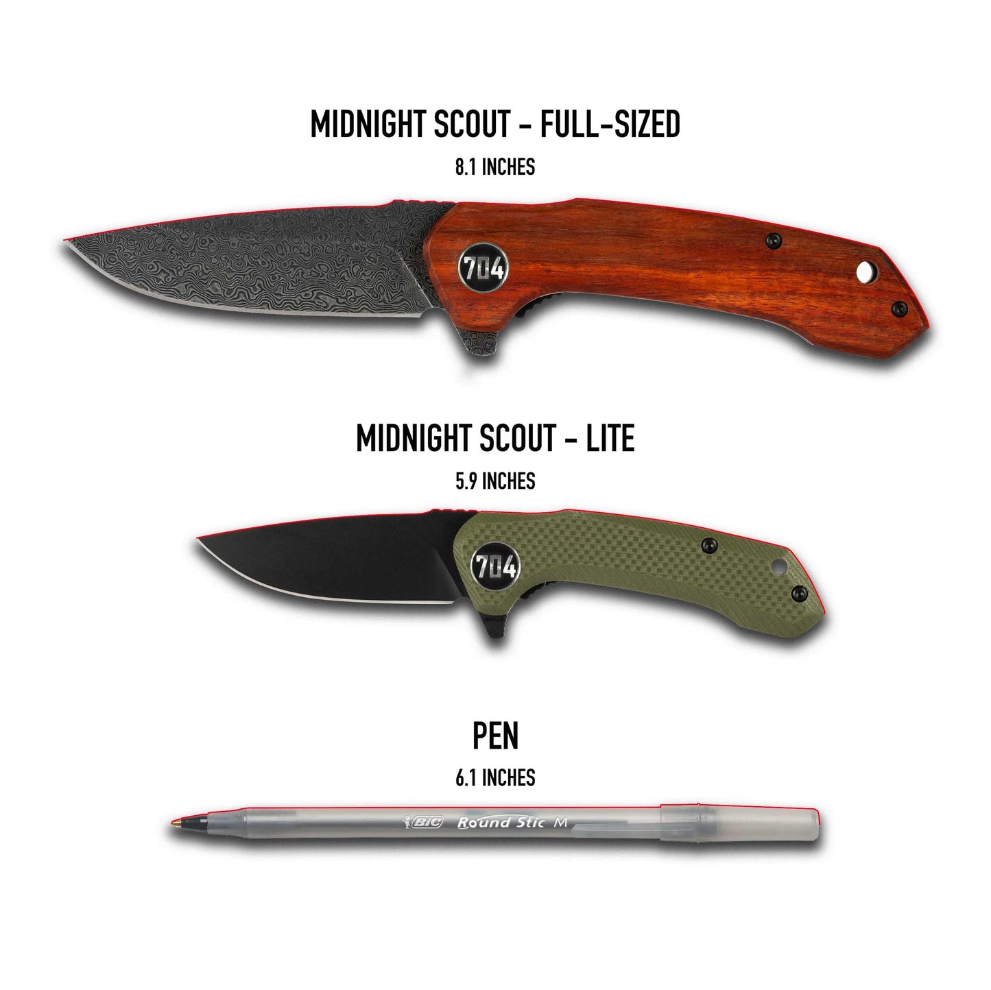 704 Gear Midnight Scout | Black G10