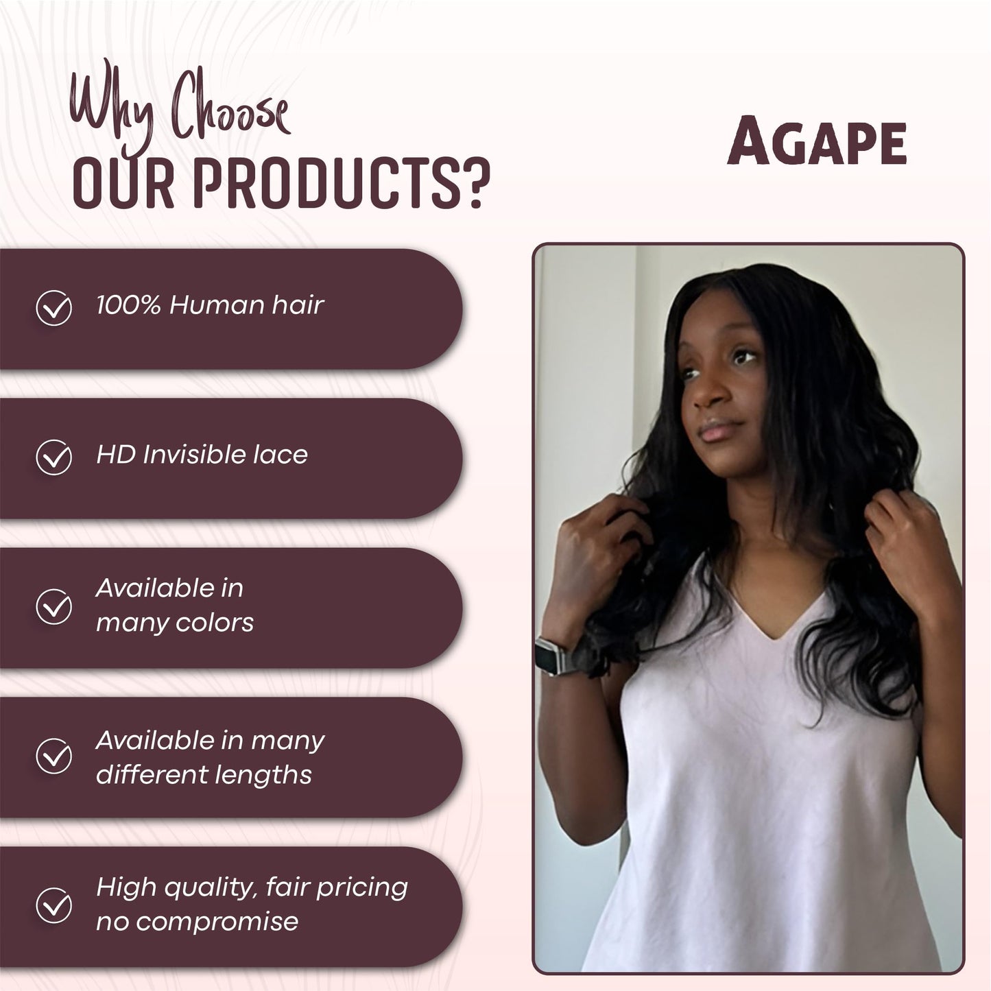 13x5 100% HD Body Wave Lace Front Wigs Human Hair for Women, 180% Density, Pre-Plucked with Baby Hair, Glueless Transparent Swiss Lace, No Synthetic Fibers (#HA - Honey Auburn, 22")
