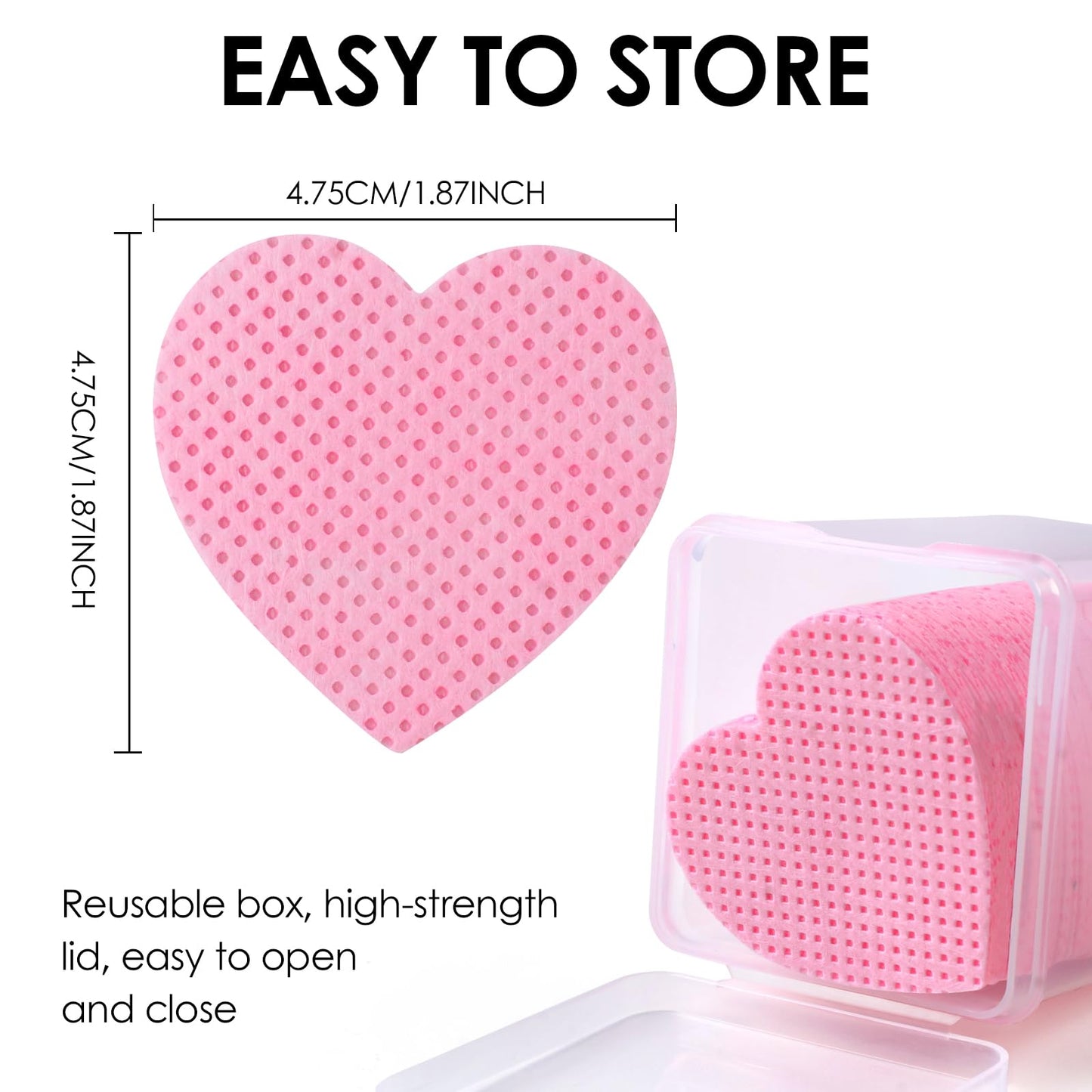 400PCS Lint Free Nail Wipes,1 Pull-Down Pump Dispenser Bottle, Super Absorbent Soft Non-Woven Eyelash Glue Wipes,Lash Extensions Glue Cleaning Wipes Nail Salon Supplies (Pink)