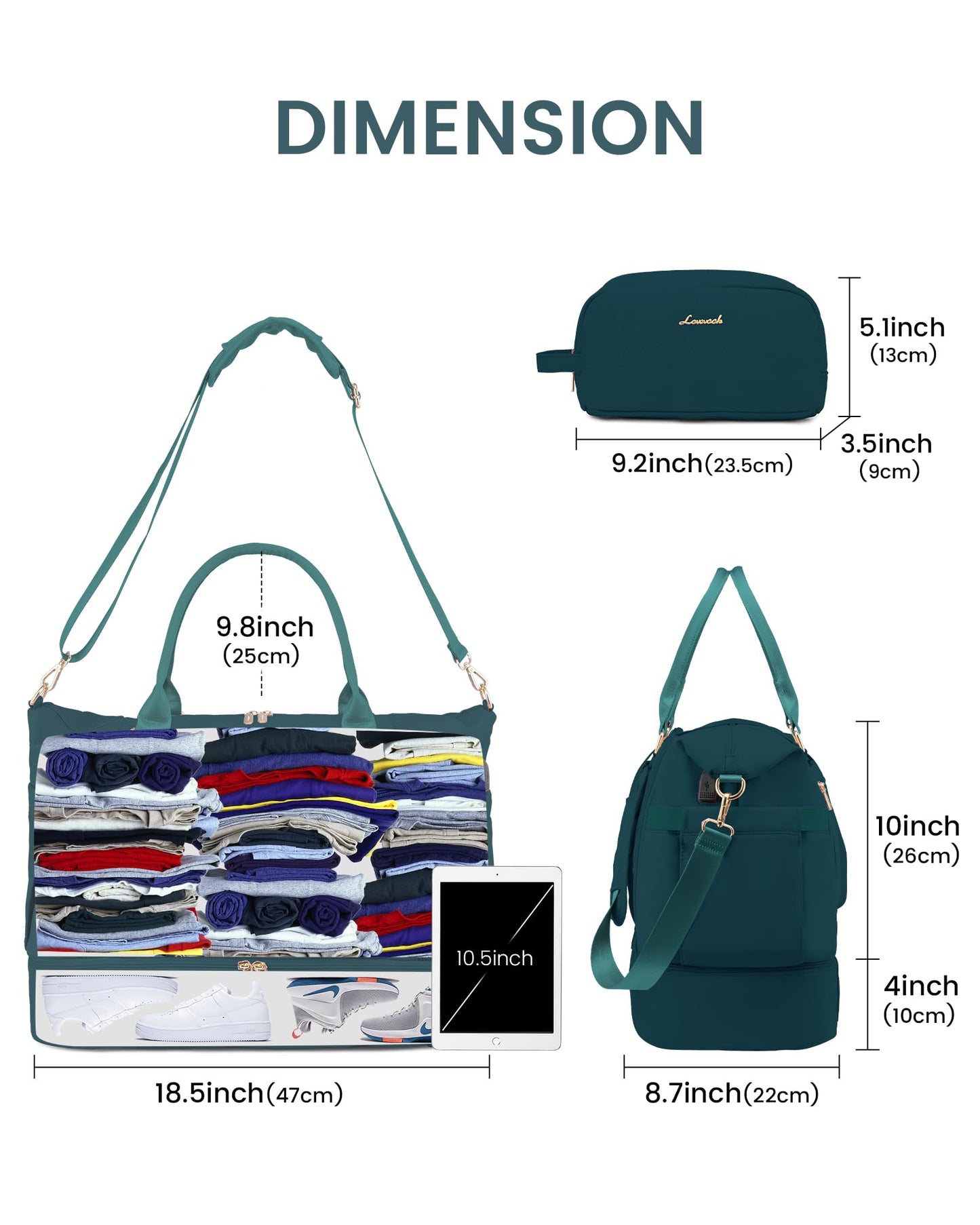 Gym Bag for Women LOVEVOOK Travel Duffel Bag with USB Charging Port,Weekender Bags for Women with Shoe Compartment,Carry on Overnight Bag with Toiletry Bag,Hospital Bags for Labor and Deliver