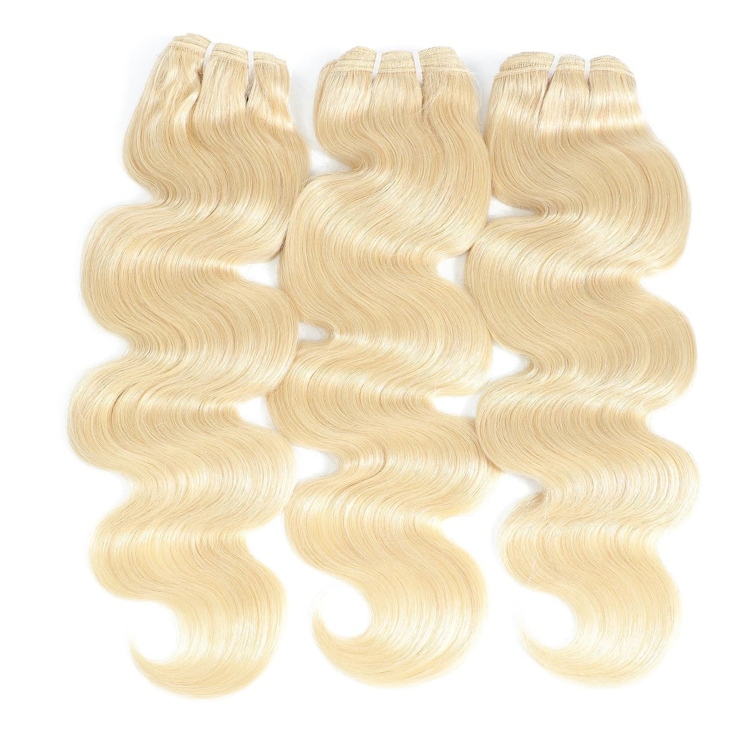613 Bundles Blonde Body Wave Bundles Human Hair 10 12 14 Inch 100% Unprocessed 12A Grade Brazilian Virgin Human Hair Bundles 613 Human Hair Bundles 300g Blonde Bundles Human Hair