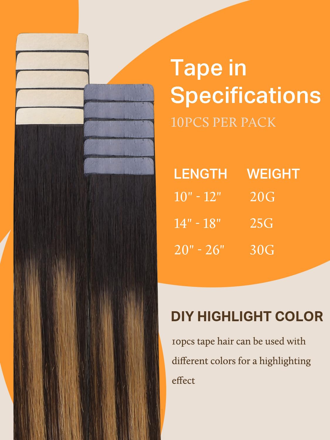 DOORES Hair Extensions Real Human Hair, Dark Brown to Chestnut Brown 10 Inch 20g 10pcs, Tape in Hair Extensions Remy Straight Hair Real Natural Hair for Women