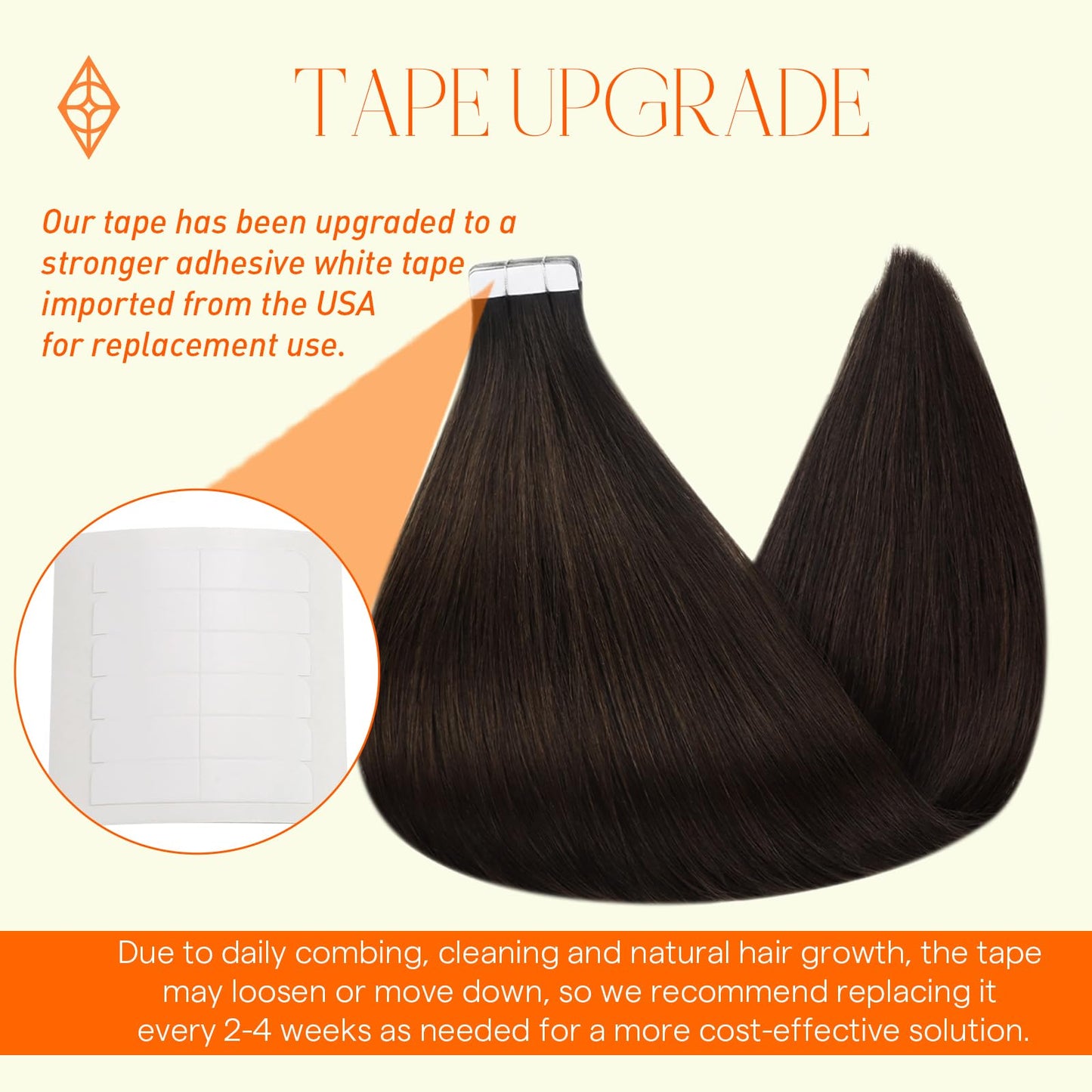 Full Shine Tape In Hair Extensions Human Hair 10 Inch Color 2 Darkest Brown Tape In Hair Extensions Double Sided Tape In Extensions Skin Weft Tape In Human Hair Extensions 30 Grams 20 Pcs For Women