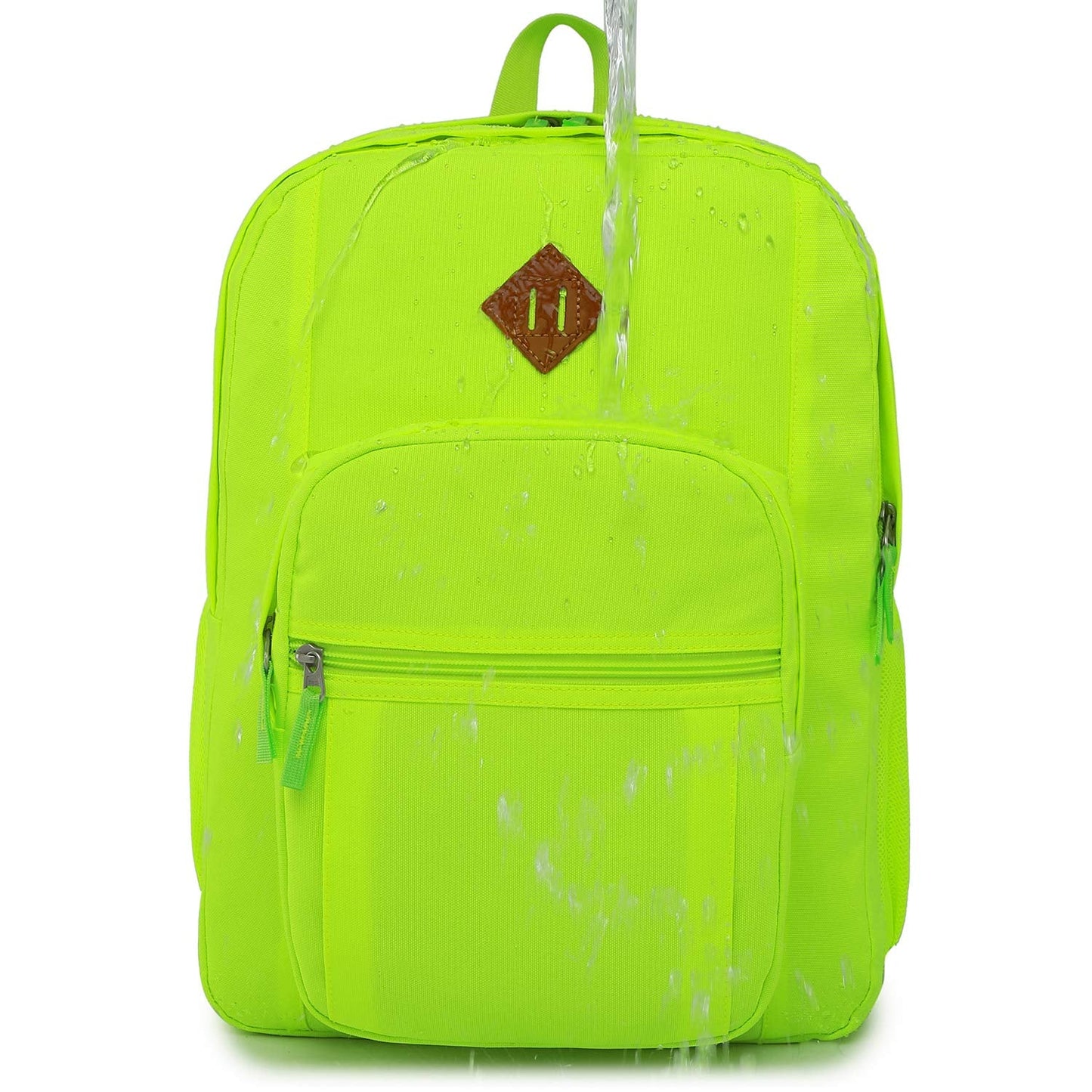 abshoo Classical Basic Womens Travel Backpack For College Men Water Resistant Bookbag (GreenYellow)