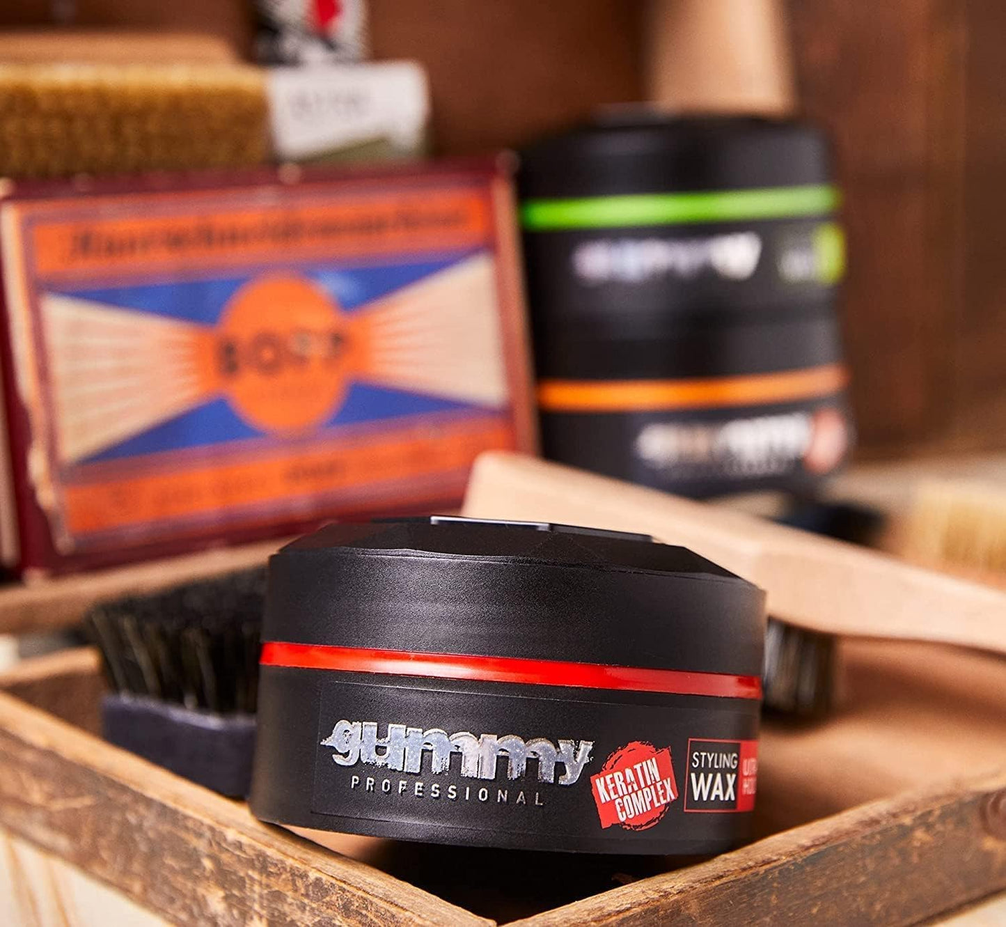 Gummy Ultra Hold Hair Styling Wax 5.07 fl.oz - Keratin Complex, 150 ml