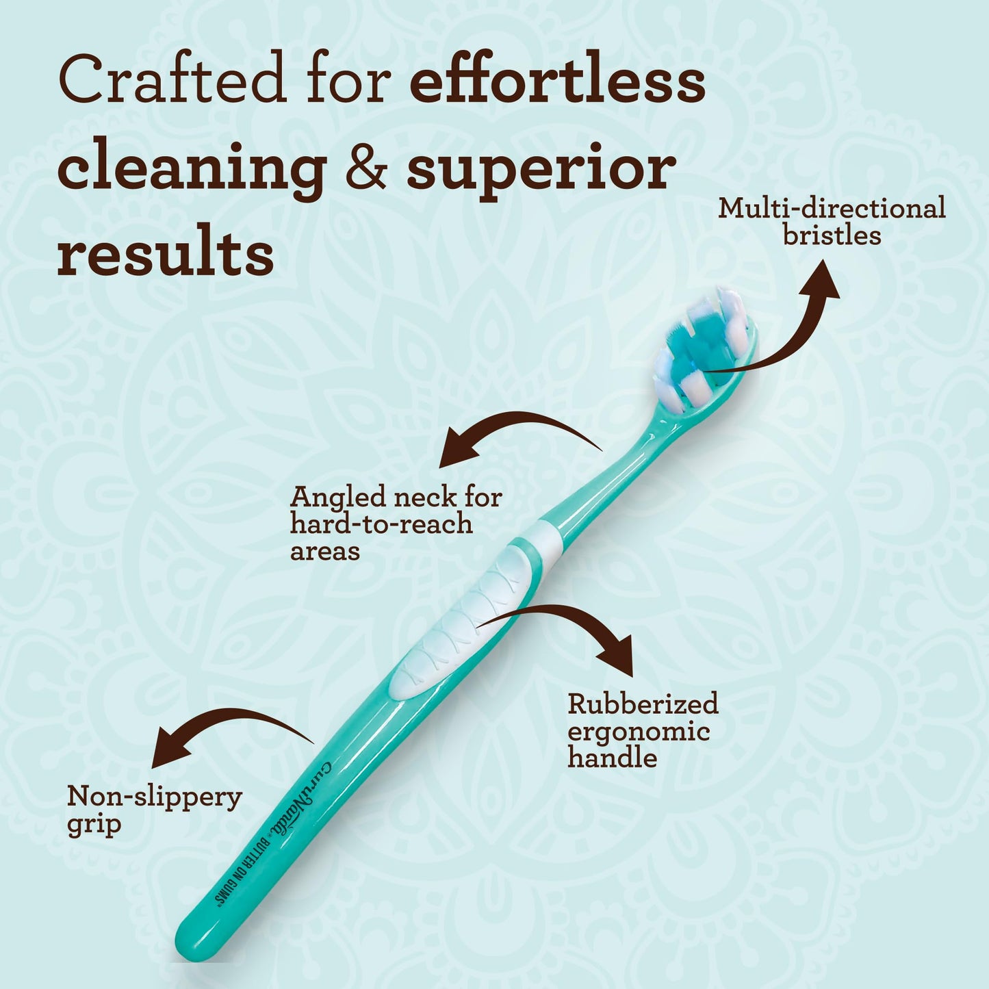 GuruNanda Kids Toothbrush 4 Pack Extra Soft Bristles Age 3+ & Toddler Toothbrush 2 Pack Soft Bristles Age 2+