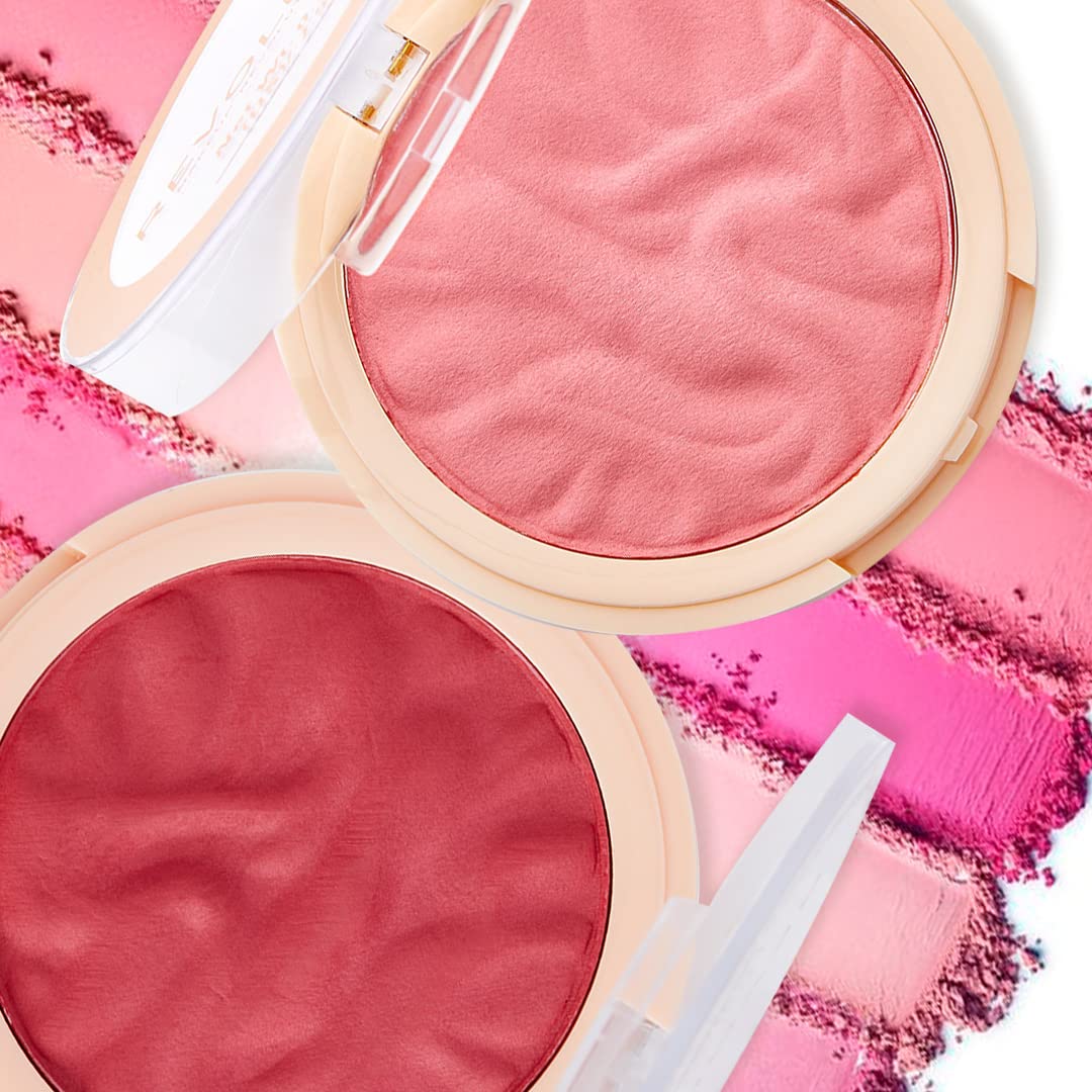 Revolution, Blusher Reloaded, Pressed Powder Face Blusher, Highly Pigmented & Long-Lasting Formula, Ballerina, 0.26 oz