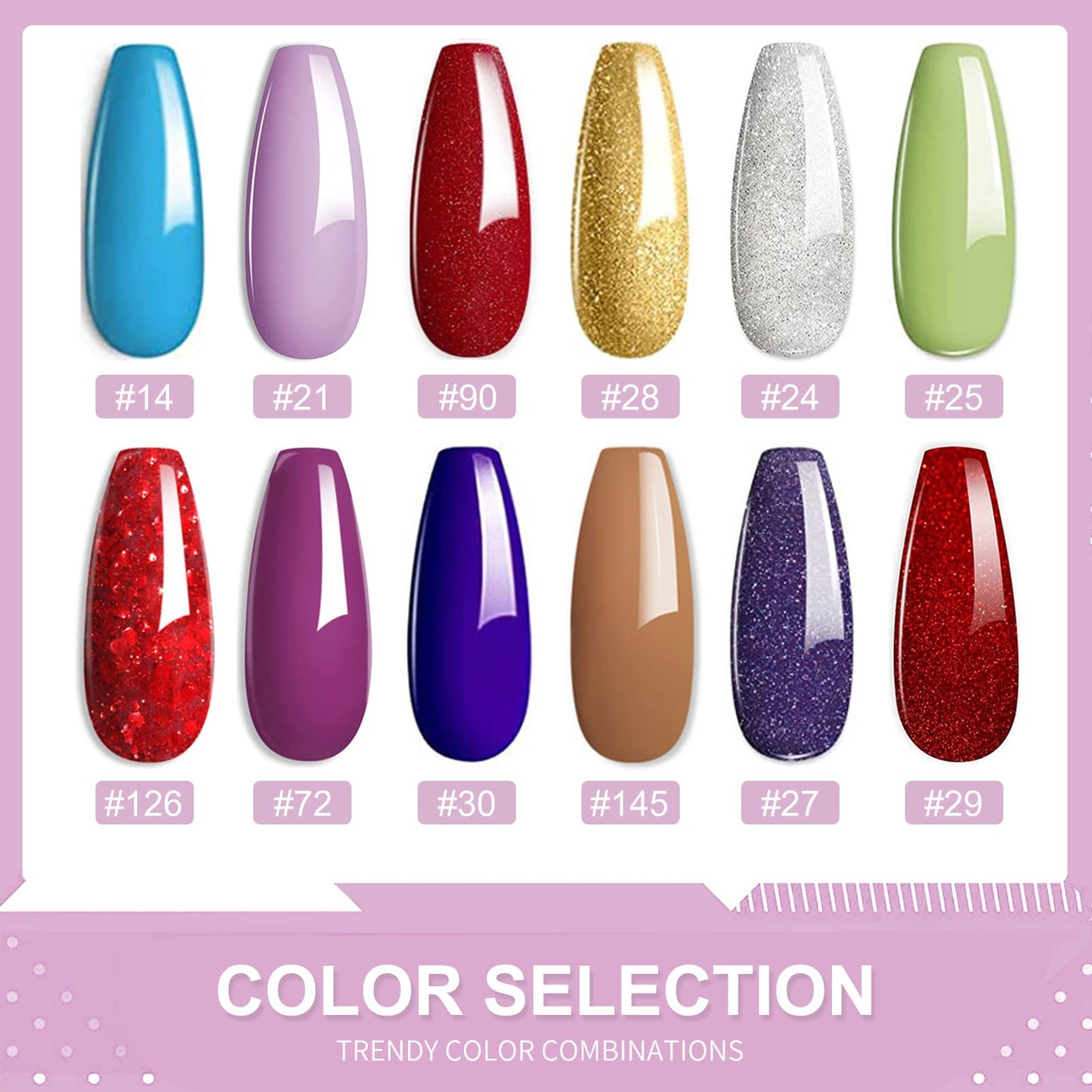 28g/Box Pink Dipping Powder Without Lamp Cure Nails Dip Powder Gel Nail Color Powder Natural Dry (no.21)