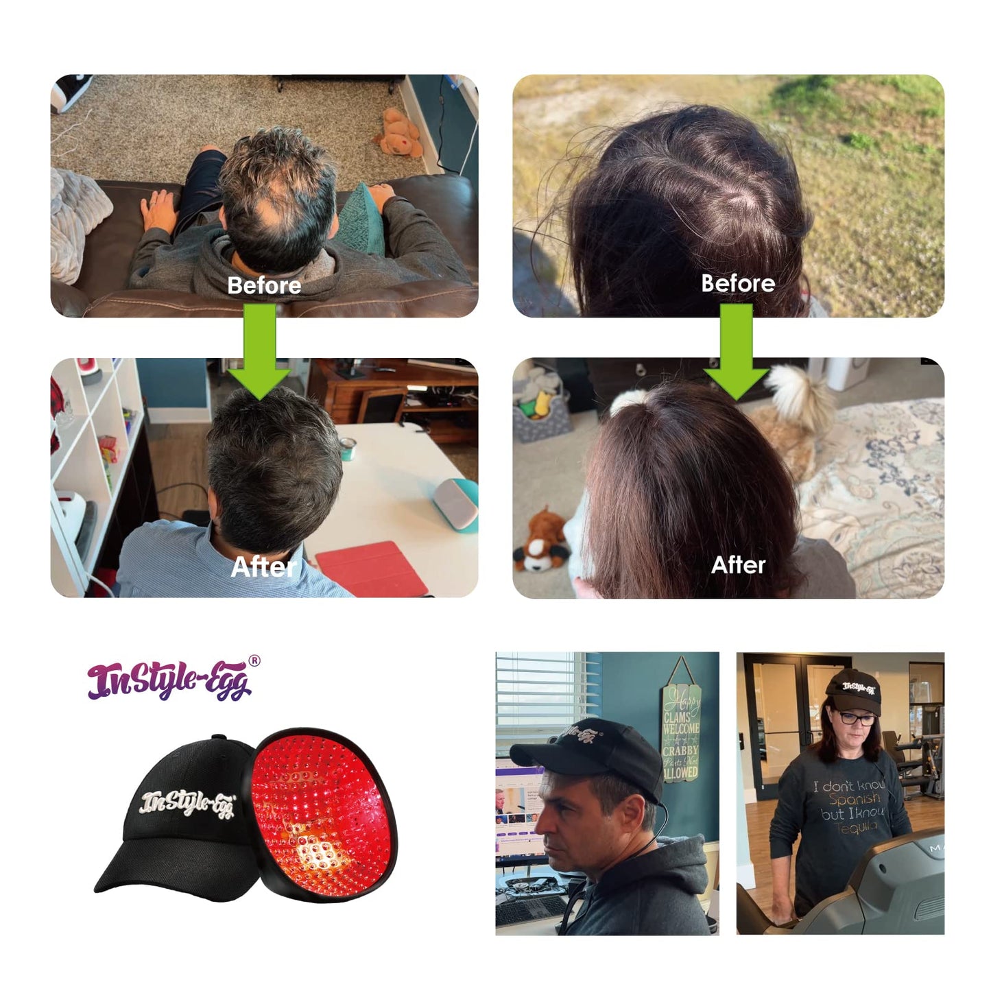 272 Laser Cap for Hair Growth, FDA Cleared Hair Regrowth System for Men/Women, Scalp Treatment to Stop Hair Loss and Regrows Thinning Hair, Low Level Laser Therapy w/Medical Grade Lasers