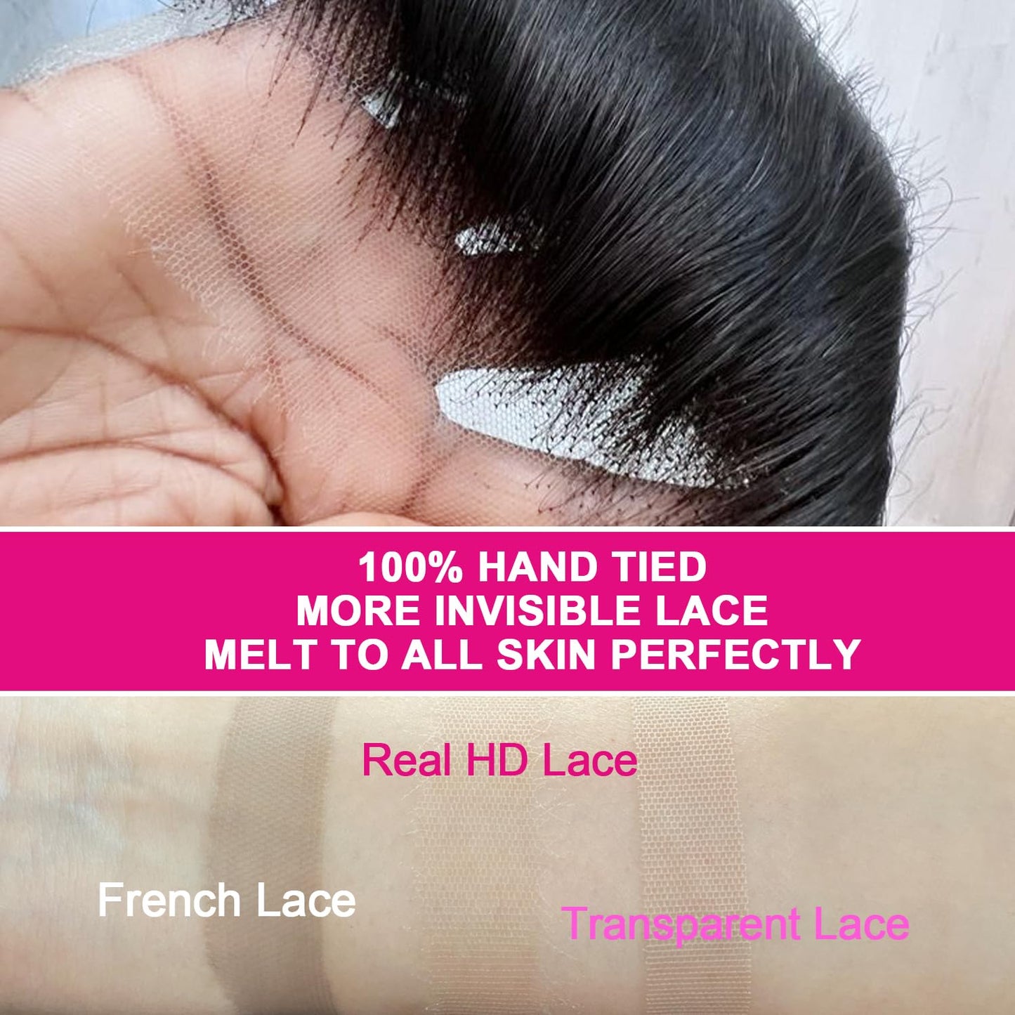 5x5 HD Lace Closure Human Hair Body Wave Closure No Bleached Knots Invisible Lace Closure Pre Plucked Brazilian Virgin Human Hair Frontal Closure Natural Black 18 Inch
