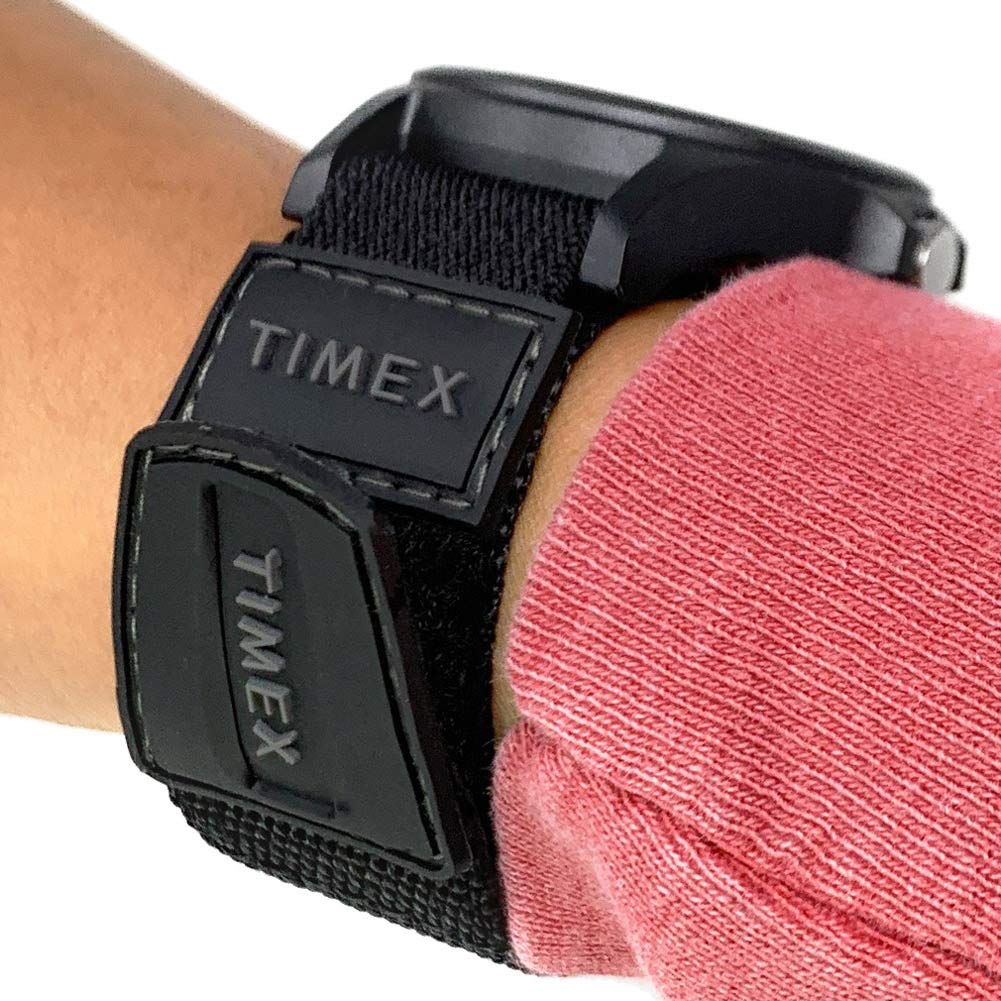 Timex Unisex Collegiate Recruit 38mm Watch – LSU Tigers with Black Fabric Strap