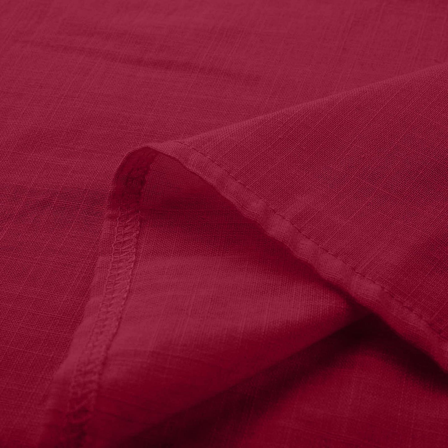3/4 Length Sleeve Womens Tops Plus Size Linen Shirts Crew Neck Plain Summer Blouses Split Oversized T Shirts Lightweight Loose Fit Three Quarter Length Tunic Tops Women's Plus Size Tops Wine