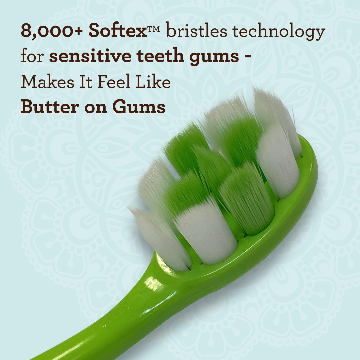 GuruNanda Kids Toothbrush 4 Pack Extra Soft Bristles Age 3+ & Toddler Toothbrush 2 Pack Soft Bristles Age 2+